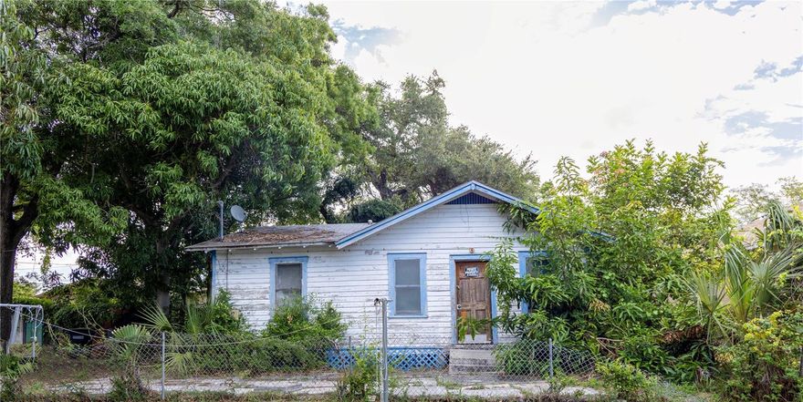 VALUE IS IN THE LAND. Prime redevelopment opportunity in Clearwater for builders and investors. This property is a complete tear-down and not livable. Do not enter the structure. Drive-by only; exterior viewing only. Approximately 5,955 square foot lot with strong potential for new construction. Buyer to verify all measurements, zoning, land use, and building requirements. Property is being sold AS IS. Financing is CASH only, and proof of funds are required to be submitted with all offers.