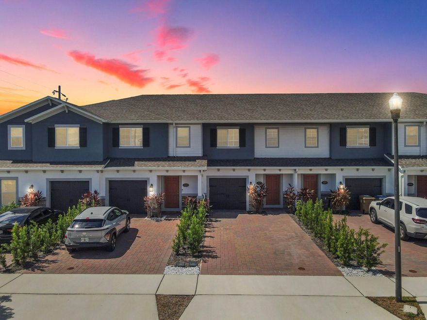 WELCOME TO THIS BEAUTIFUL TOWNHOMES IN TOWNS AT NARCOOSSEE COMMONS COMMUNITY IN SAINT CLOUD. A charming new neighborhood just minutes from the vibrant Lake Nona area!. This community offers easy access to Lake Nona, Orlando International Airport, and major roadways like Florida's Turnpike and SR 417/Central Florida Greenway. Here, you can enjoy a peaceful lifestyle with quick connections to Downtown Orlando, renowned theme parks, and top employment centers. The floorplan boasts a spacious, open-concept living area. The townhome features beautiful Luxury Vinyl Plank flooring throughout the main living spaces and stylish 42" Gray color kitchen cabinetry, complemented by a chic backsplash. Upstairs, you'll find three additional bedrooms, including one with a private bath, and a cozy loft area. A charming brick-paved driveway adds curb appeal, and the attached 2-car garage offers ample storage space. Enjoy your outdoor living space on the covered lanai, which overlooks a serene nature setting and offers plenty of backyard space with peaceful pond views. Your new home is thoughtfully designed with features like a spacious kitchen island, a private owner's suite, and high-quality finishes to suit your lifestyle. With lawn maintenance and irrigation included in the HOA, you can enjoy a low-maintenance lifestyle without the hassle. Contact us today to schedule your showing!