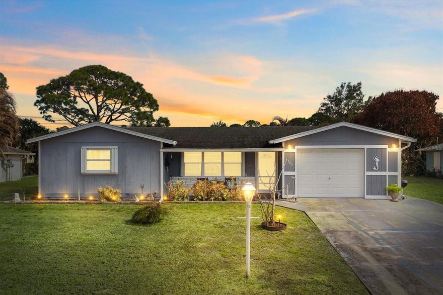 Discover effortless Florida living in this fully furnished, wonderful residence ideally located in the heart of Sebastian. With NO HOA, set on a generously sized lot, this well-maintained home blends comfort, functionality, and thoughtful design, making it an exceptional opportunity for both homeowners and investors alike.
Inside, you’ll find new tile flooring throughout, elegant granite countertops, and a complete suite of stainless steel appliances, creating a clean, modern aesthetic with low-maintenance appeal. Every space has been carefully curated to feel welcoming and move-in ready. Simply bring your suitcase and start enjoying the lifestyle from day one.
A standout feature of the home is the bright sunroom filled with natural light, offering the perfect space to enjoy morning breakfast, relax with a book, or host intimate evening gatherings while overlooking the outdoors.
The home’s layout offers comfortable everyday living along with inviting areas ideal for entertaining. Outside, the spacious yard provides room to enjoy the Florida sunshine, host gatherings, or create your own private outdoor retreat.
Perfectly positioned just minutes from shopping, restaurants, banks, and daily conveniences, while also offering quick access to Sebastian’s beautiful beaches, boating, and coastal attractions - this location delivers both convenience and lifestyle value.
Whether you are searching for a primary residence, seasonal getaway, or income-producing property, this thoughtfully prepared home presents a rare ready-to-enjoy opportunity
Motivated seller! Exceptional value and ready for its next owner. Schedule your private showing today.