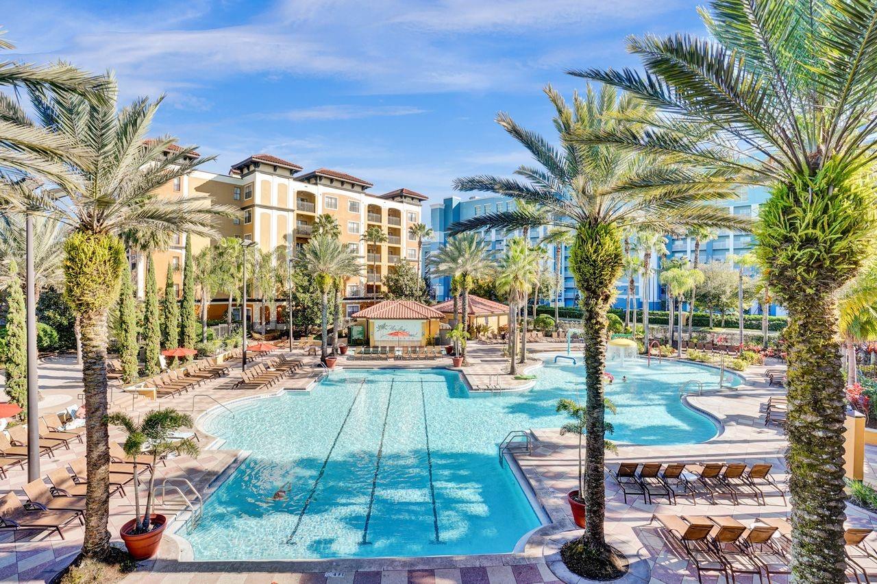 Welcome to a prime opportunity to own in Floridays, one of Orlando’s favorite family resort, which just received the 2025 TripAdvisor Travelers’ Choice Award! This stunning 3rd-floor condo offers direct water views from its balcony and comes fully furnished. The apartment features a modern, fully-equipped kitchen with an island, a spacious open-concept living and dining area, and a large master bedroom with an en suite bathroom, complete with a jacuzzi tub and walk-in shower. The second bedroom comfortably accommodates guests with two full beds. Upgrades include a new HVAC system installed in 2020, as well as new mattresses, a sofabed, accent chairs, and more. Just three miles from Disney World and SeaWorld, this property offers unparalleled access to Orlando’s top attractions. The resort features an array of luxurious amenities, including an expansive pool with a water playscape, a second pool with a gazebo and lake view, a fitness center, a poolside bar, and a game room, all nestled within 20 acres of beautifully landscaped, tropical grounds. The property is conveniently located near restaurants, shops, and the Lake Buena Vista Premium Outlets, making it a perfect base for vacationers. Floridays is an exceptional investment for short-term rentals or as a vacation home. You can enjoy your apartment during your vacation while generating rental income the rest of the year. The HOA fee includes water and electricity, making ownership simple and hassle-free. Short term rental or vacation home only.