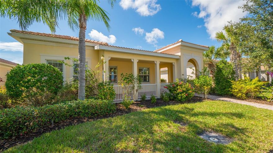 BEAUTIFULLY LOCATED SINGLE FAMILY HOME/PALMER RANCH .. .Isles of Sarasota...Three bedroom two bathroom home.  Primary and second bedroom both have a king size beds. Third bedroom offers an queen size bed.  Primary has an en-suite bathroom with a standing shower, garden tub and double sinks.  Eat in kitchen, living room and dining room combination.  Large screened back patio and a wrap around front porch.  Beautiful lake views.  Club house, tennis courts and community pool with hot tub. Four month minimum AVAILABLE October 1st.  NO PETS. SARASOTA/SINGLE FAMILY HOME