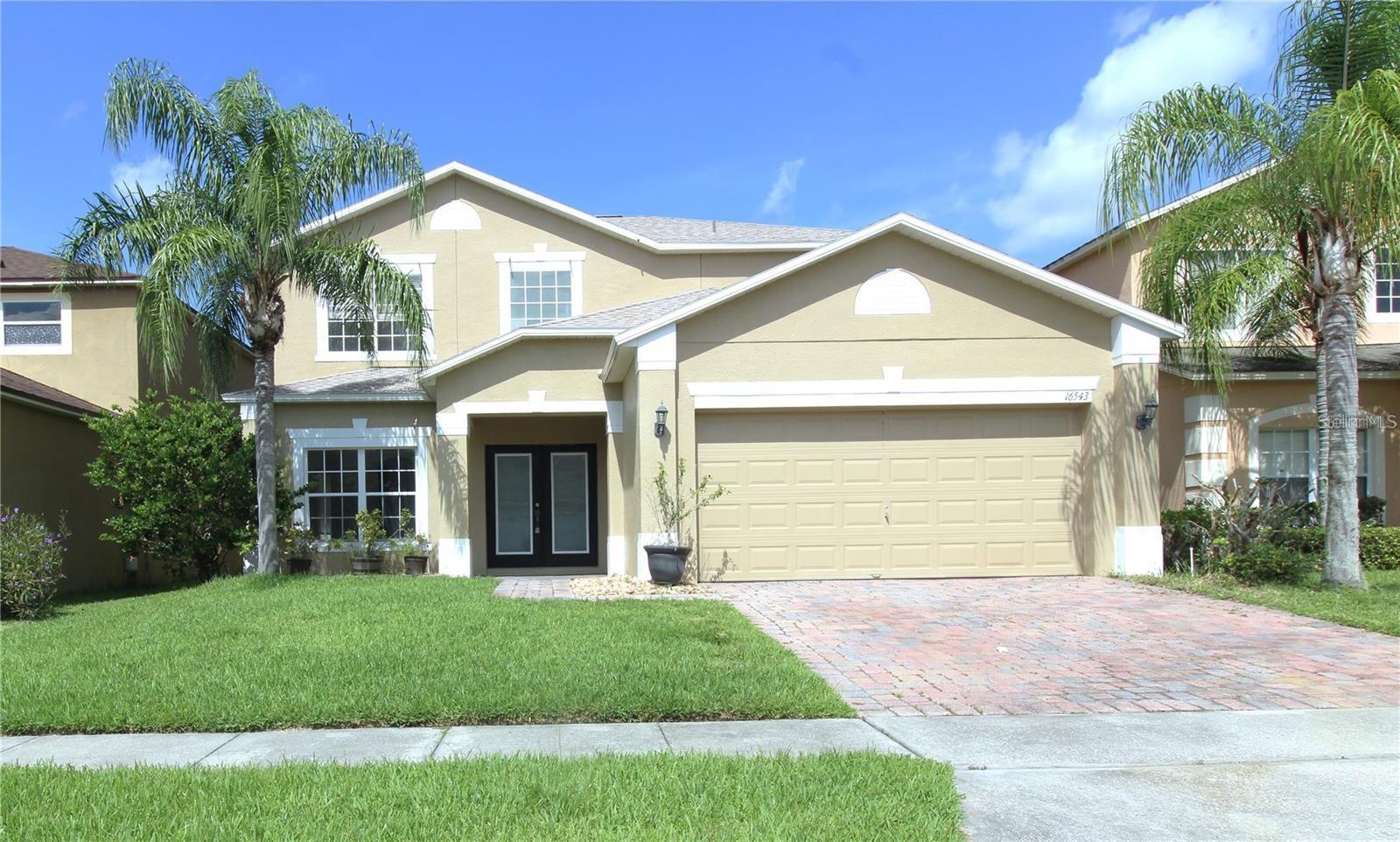 Come view this beautiful 5-bedroom, 3.5-bathroom home located on a lake with stunning natural views! This home is located in the gated portion of the community! Upon entry, you're led into a formal living and dining room space defined by columns and partial walls. Recently installed luxury vinyl flooring and interior painting throughout the home! The kitchen features a breakfast nook area and a kitchen island that opens to the living room, offering views of the backyard and lake through the glass sliders. Enjoy the first-floor master bedroom with its own glass slider doors, lake views, and a private en-suite bathroom. The master bathroom has separate vanities, a garden tub, and a walk-in shower. Upstairs, you'll find a large open loft space separating the two sides of the home, each with two bedrooms and their own full bathrooms. The Timber Springs Loop community includes a park, playground, tennis courts, and basketball courts. This home is located in a great school zone, close to elementary, middle, and high school. Sorry, no pets. $95 non-refundable application fee per applicant. Qualifications: Income 3X rent, credit score of 700 plus, and background checks. Equal Opportunity Housing.