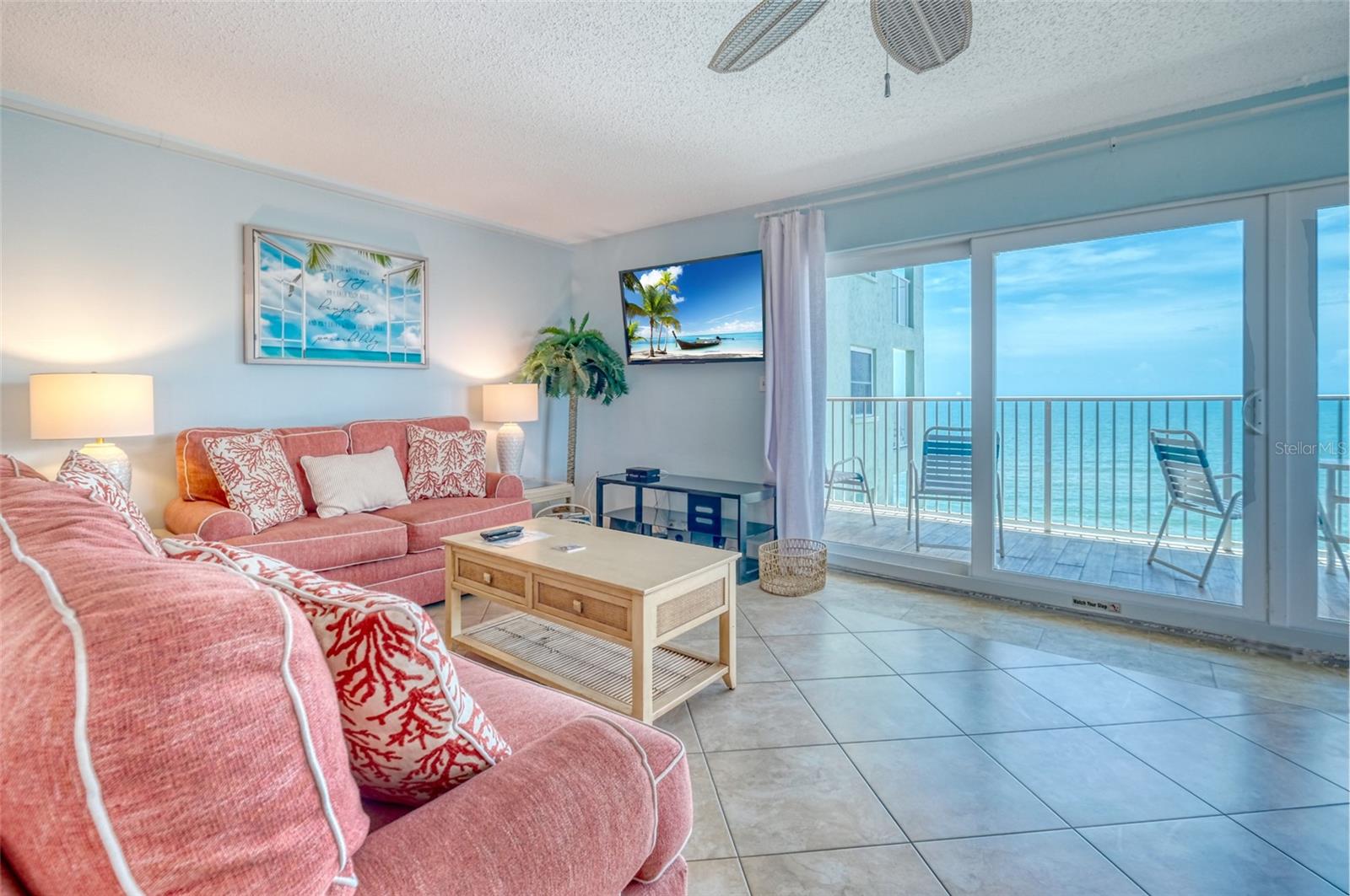 ***BEST PRICED 2 BEDROOM DIRECT GULF FRONT VACATION RENTAL CONDO CURRENTLY ON THE MARKET IN ALL OF PINELLAS COUNTY***DIRECT GULF FRONT, FULLY FURNISHED VACATION RENTAL!!***Welcome to this beautifully updated unit at Holiday Villas III in Indian Shores! This 2 bedroom-2 bathroom 6th floor unit offers stunning Gulf and Intracoastal views from every room! Sit back and relax on the oversized balcony with a glass of wine while the sun sets over the sparkling Gulf waters! Inside you will find that the unit has been tastefully updated throughout with new hurricane impact sliders and windows, new ac and paint throughout in 2024, granite counter tops, natural stone bathroom finishes and luxury vinyl plank floors. The secondary bedroom is spacious with room for two queen beds and the primary with ensuite bath has room for a king! Holiday Villas III offers a beautiful, heated beach front pool, grilling station, and beach volleyball! Across the street you will find a private fishing pier and day docks for the owners use! You are also centrally located just minutes from plenty of beach night life, John’s Pass, all the shopping and restaurants and less than 45 minutes to TPA and downtown St Pete! This unit has it all, great views, great income potential, great location and all offered for a great price! Make your appointment today before it’s gone!