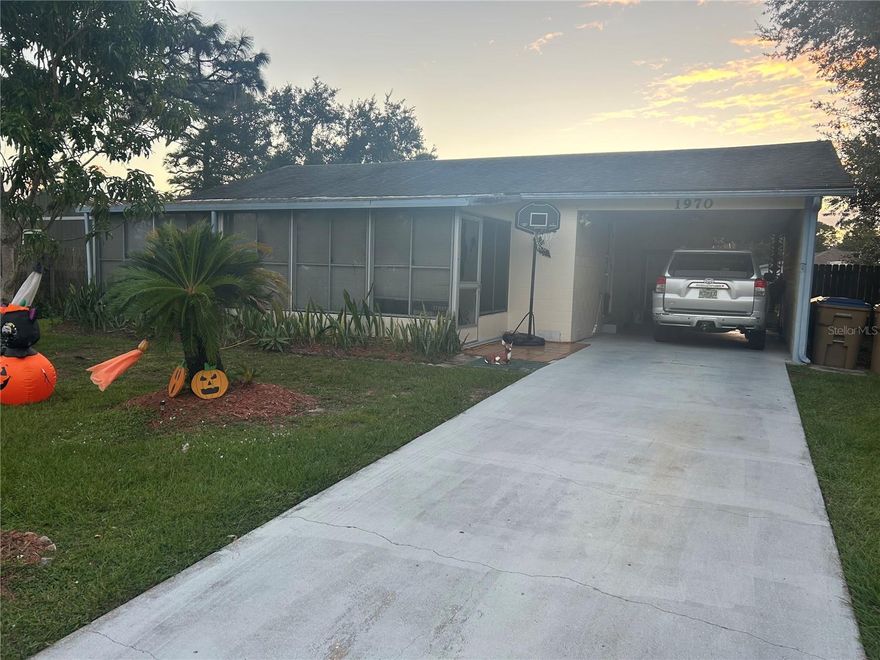 Don’t miss this well maintain two-bedroom, one bath block home located just off highway 192 in beautiful Osceola County. Situated in the county (No city taxes!), this property offers the perfect blend of privacy and convenience. The home features a recently remodeled kitchen, adding a fresh and modern touch to the heart of the home. The property is in great condition and both a fully landscaped yard, giving it excellent curb appeal. The fenced in yard provides security and space– perfect for pets, family and outdoor gatherings. Additional storage is no problem here, with several built-in additions, offering plenty of room for tools, equipment, and extra belongings. The home is currently tenant occupied, making it a great opportunity for investors, looking for immediate rental income. Whether you’re looking for a primary residence or a smart investment property, this one checks all the boxes- location, condition, and functionality.