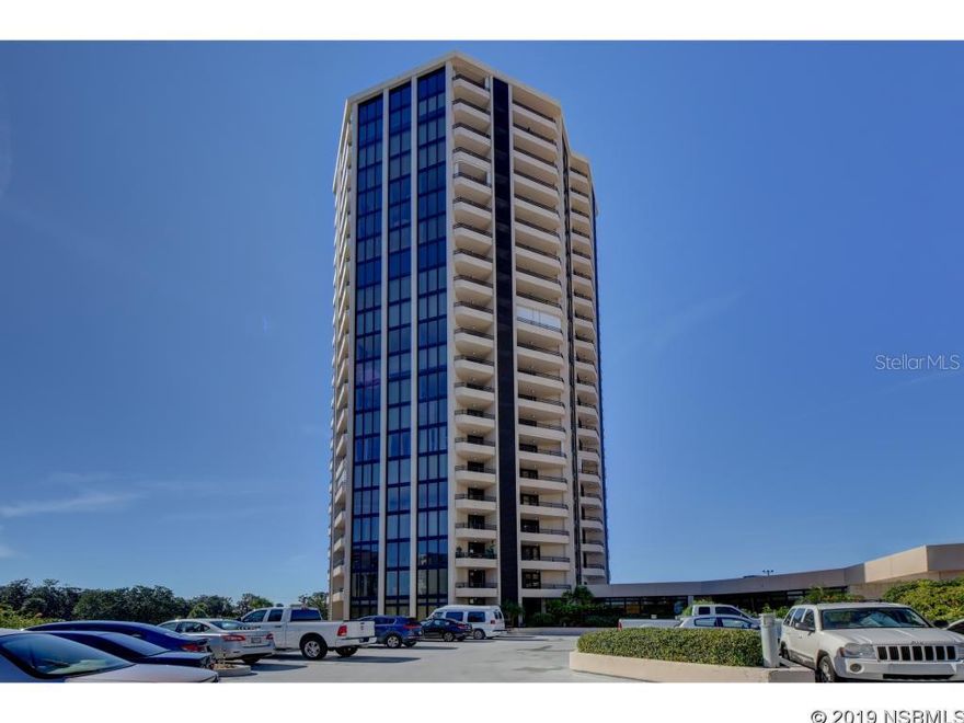 Welcome Home to this Condo by the Sea!  Oceans West Golf Community is located between the Intracoastal Waterway and the Atlantic Ocean!  If an active lifestyle is what you are after, this is it! Park, Golf, Tennis, Pickleball, BEACH, Dog Park, shopping, dining it is ALL HERE in the heart of Daytona Beach Shores.  This 1 bedroom 1 bath furnished home is on the 1st floor overlooking all the action at the HEATED Pool.   It offers nice  updates, and is move in ready!  The building features Security, Library, Social Room with Double Kitchen for entertaining, work out room, Sauna, and a Workshop!  Pet friendly up to two pets total 20#'s.  What are you waiting for! ;LocationDescription: Condo ;Water: City