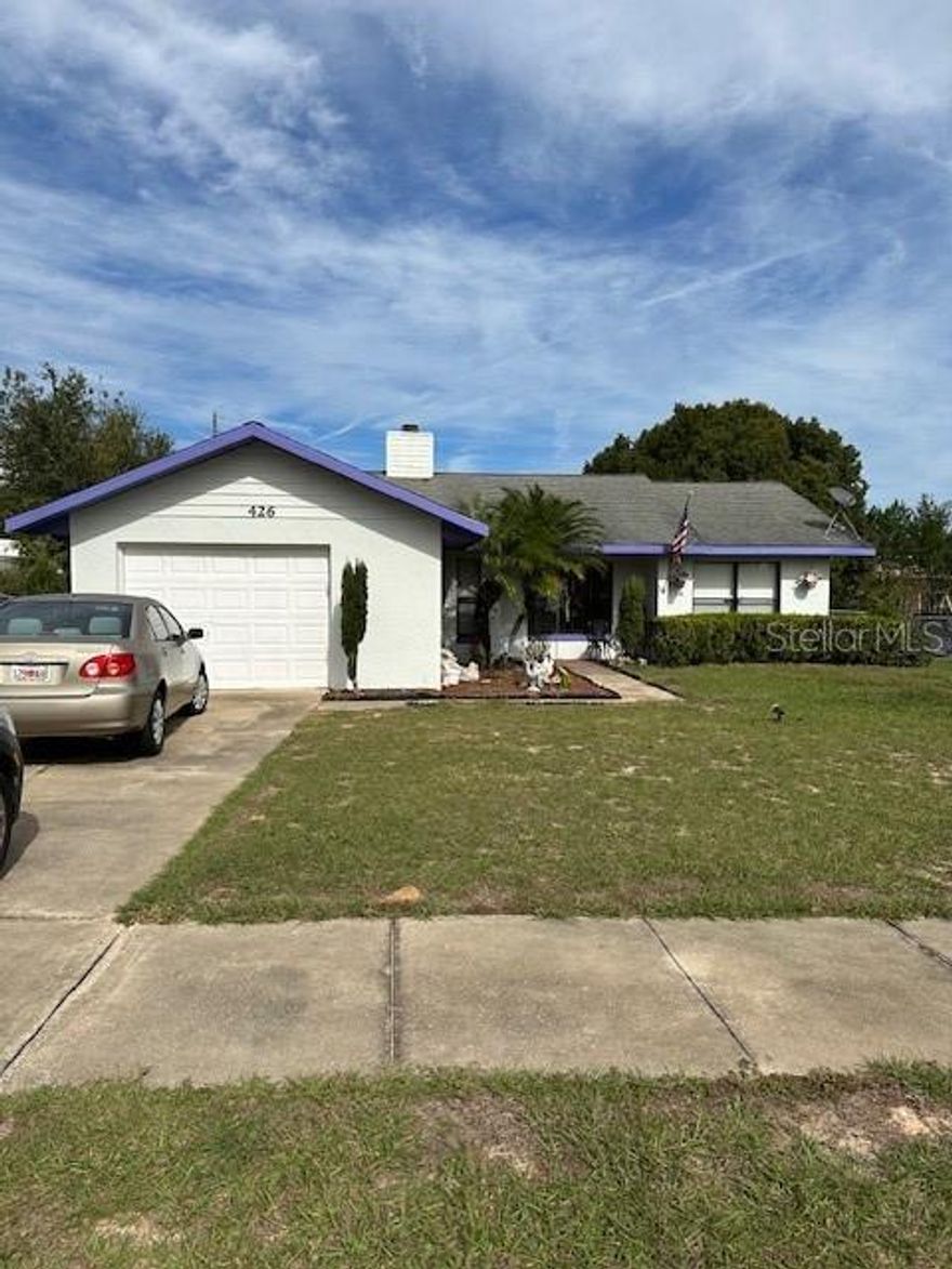 Desirable home in Minneola. Near schools, shopping and the FL Turnpike. Minutes from Downtown Clermont where all the Holiday festivities and restaurants are. If you like to walk, Jog or read a book you will love to do so by the lake downtown. Roof installed in 2005 with 8 yrs. useful life left. HVAC replaced in 2015. Water Heater replaced in 2019.  Seller is not willing to make any repairs. Make it your own! Agent is related to Seller.