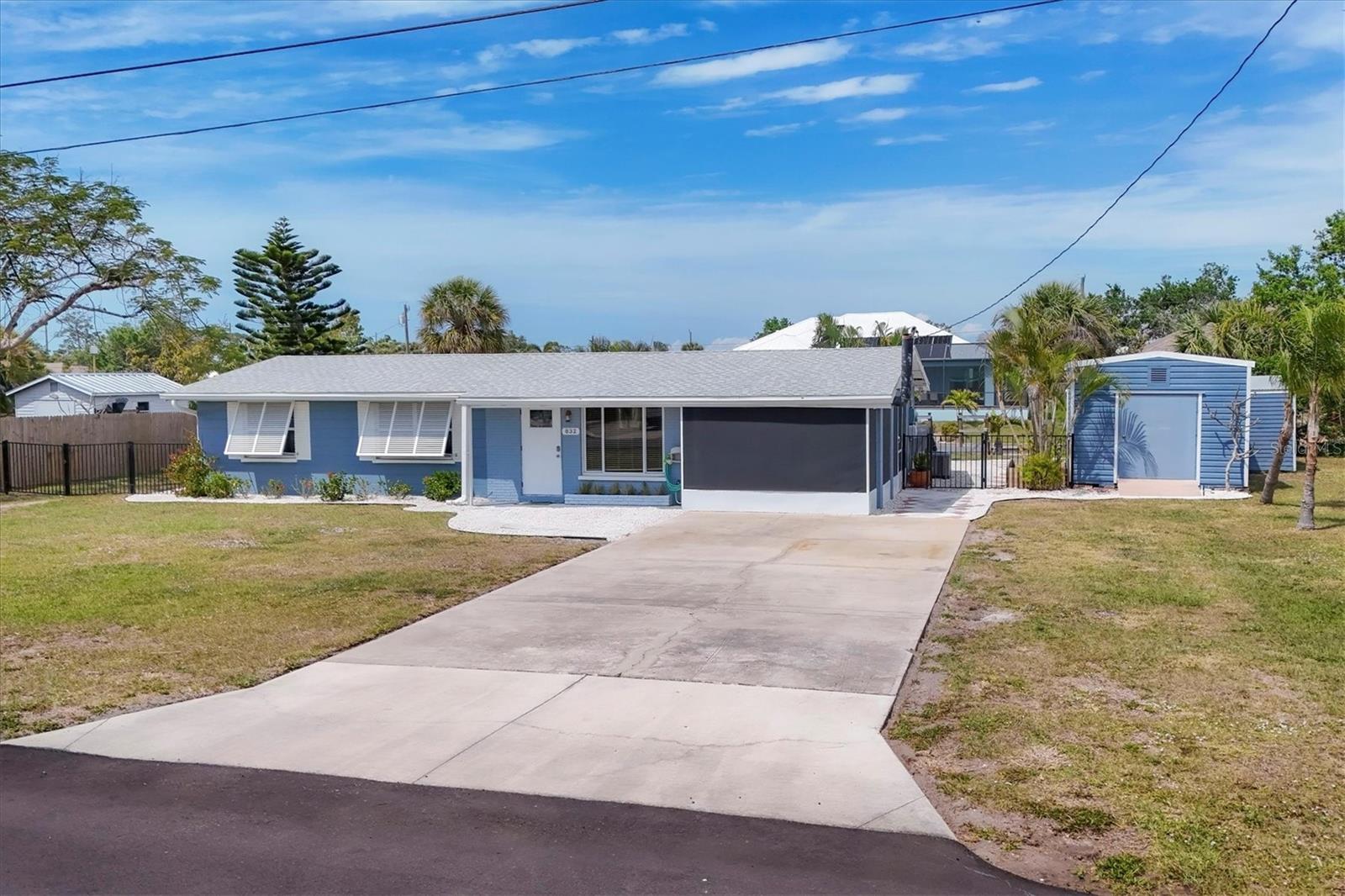 ***FULLY FURNISHED WATERFRONT HOME*** Waterfront Living at Its Finest! Take advantage of premier boating waters and a world class fishery right from home with 100 feet of saltwater canal frontage—perfect for fishing off your private dock or taking a short boat ride to Farlow’s for dinner. Just minutes from Lemon Bay, Stump Pass, and the Gulf, this beautifully updated waterfront home is truly move-in ready. Inside, you’ll find a turn-key furnished home with tile flooring throughout and a neutral color palette that complements the open-concept living room and kitchen, designed for coastal living. The well-appointed kitchen offers ample storage and granite countertops, while the spacious dining area comfortably seats 8 to 10 guests and showcases stunning water views—ideal for entertaining! Additional features include an enclosed laundry room with extra storage and a newer roof (installed in December 2022). The large lanai is designed for year-round enjoyment, featuring a wood-burning stove, vinyl windows, and a ceiling fan. Step outside to your fully fenced private backyard, featuring a dock with composite deck planking and two designated areas—one for relaxing with a fire pit and seating, and another designed for fishing and boating. After a day on the water, freshen up in the spacious outdoor bathhouse before storing your gear in the large storage shed. Located just minutes from Historic Dearborn Street, you’ll be close to boutique shops, local festivals, and a bustling farmers market. Don’t miss this chance to experience the best of waterfront living—schedule your private tour today! ***Seller financing options available***