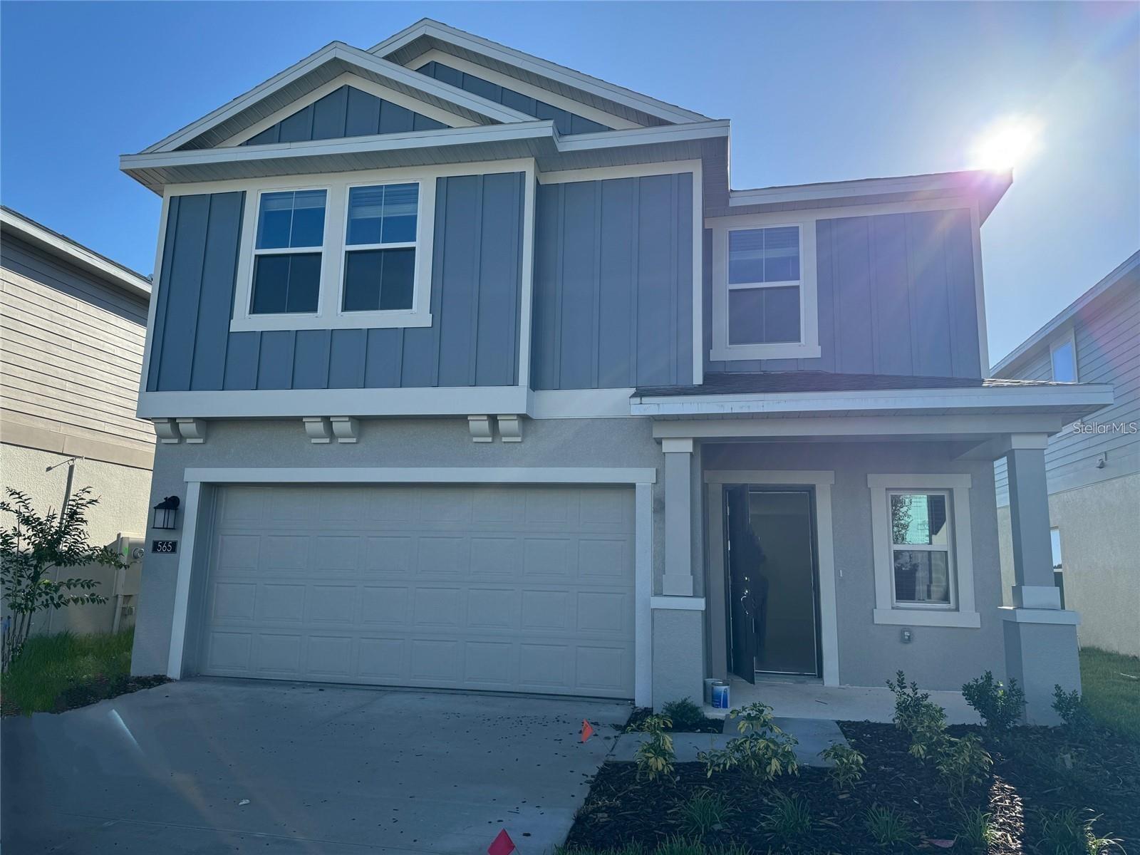 Located in the Peace Creek Reserve community, this well-maintained home offers modern living with serene pond views. The two-story residence features 5 bedrooms, 2 full bathrooms, and 1 half bath, providing ample space for families or those needing extra room for work or guests.
The open-concept main floor includes a spacious living area that flows seamlessly into the dining space and contemporary kitchen. At the heart of the home is a large quartz island, ideal for meal prep or casual dining. A convenient half bath is also located on the first floor.
Upstairs, a versatile loft area offers flexible living space, perfect for a media room or play area. The owner’s suite includes a generously sized bedroom, a spa-style bathroom with dual vanities, a large shower, and a walk-in closet.
Outfitted with Lennar’s Everything’s Included® package, the home features stainless steel appliances, solid surface countertops throughout, and oversized tile flooring in wet areas.
Residents of Peace Creek Reserve enjoy access to community amenities including a swimming pool, recreational areas, and scenic views of the natural creek surroundings.
This home blends modern comfort, thoughtful design, and community living in a desirable and growing area of Florida.