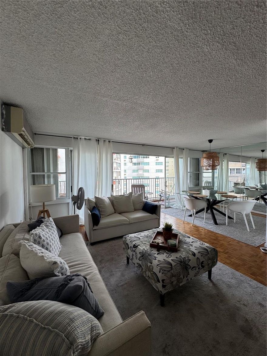 available for Rent in Miramar! 

Spacious and bright apartment in Condominium Palma Real:
 3 bedrooms
 2 bathrooms
 1 covered parking space

 Beautiful view of the Condado Lagoon, offering a peaceful and scenic environment in the heart of the city.

 Prime location: just steps away from supermarkets, pharmacies, restaurants, movie theater, and much more!

The condominium features:
 24/7 security and surveillance system
 Full power generator
 Swimming pool
 Fitness center

 $3,000 monthly