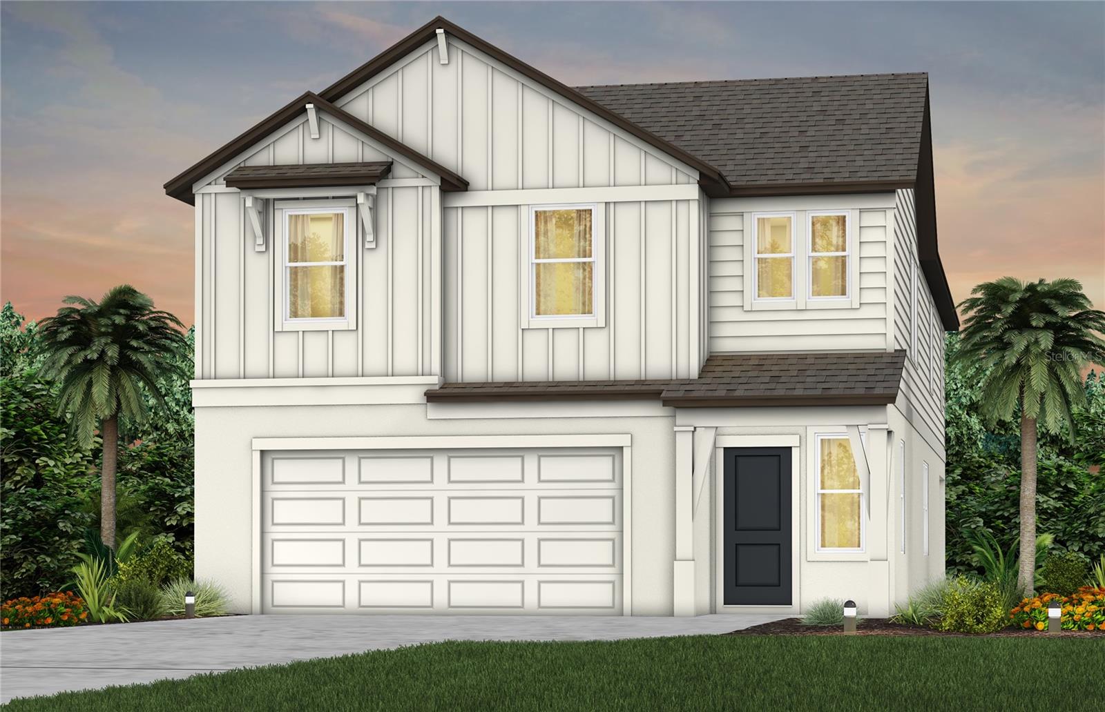 Under Construction. Pulte Homes is Selling in Riverwood! Enjoy all the benefits of a new construction home in this highly amenitized community, ideally located in Wesley Chapel. This new community will feature a resort-style pool with an open cabana, a clubhouse, a fitness center, nature trails, shared green spaces, pickleball courts, a screened-in game room, and a dog park!
The consumer-inspired Whitmore floor plan, with an open-concept home design, has all the upgraded finishes you've been looking for. The designer kitchen showcases a spacious center island, a large single-bowl sink, modern white cabinets, quartz countertops with a 3"x6" subway tiled backsplash, and Whirlpool stainless steel appliances, including a range, microwave, refrigerator and dishwasher.
The bathrooms have matching cabinets and quartz countertops and square, white undermount sinks. Plus, the Owner’s bath features a walk-in shower, linen closet, and private commode. There is 18”x18” floor tile in the main living areas, baths, and laundry room and stain-resistant carpet in the bedrooms and loft.
This home also features a 1st floor guest bedroom and full bath, a convenient 2nd laundry room with Whirlpool washer and dryer, a large kitchen pantry, a versatile loft, an Owner’s suite with 2 walk-in closets, a covered lanai, and a 2-car garage.
Additional features and upgrades include LED downlights in select locations, pendant pre-wiring in the kitchen, TV prep in the gathering room, whole house blinds, and a Smart Home technology package with a video doorbell.
Enjoy peace of mind with Pulte’s transferable, 10-year Limited Structural Warranty that covers materials and workmanship in the 1st year, workability of plumbing, electrical, HVAC, and other mechanical systems through the 2nd year, various types of water infiltration and internal leaks through the 5th year, and the structural integrity of the home through the 10th year. Plus, we’re currently offering limited-time incentives and below-market rates!