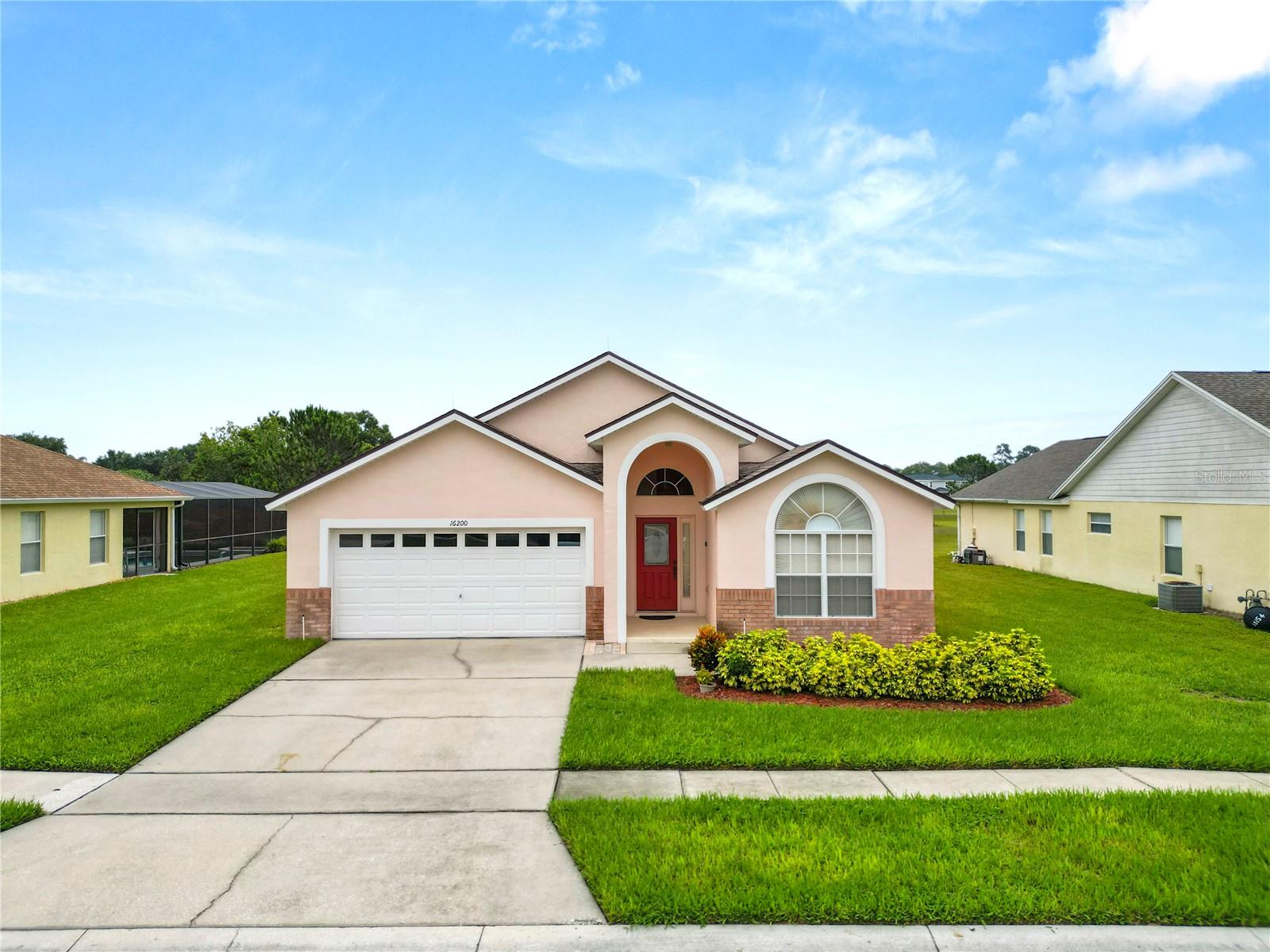 Discover the perfect blend of comfort, space, and tranquility in this beautifully maintained 5-bedroom, 4-bathroom pool home, nestled in one of Clermont’s most desirable communities, Orange Tree —just 17 miles from the enchantment of Disney World.
The home features new carpet and LVT flooring in 2024. Step inside to vaulted ceilings with a thoughtfully designed layout offering an effortless flow between the living, dining, and kitchen areas while natural light filters in through skylights, adding warmth and charm throughout the home.
Two of the five spacious bedrooms feature private en-suite bathrooms, providing added convenience for family or guests. The screened in pool, hot tub and lanai offer the perfect backdrop for weekend gatherings, quiet evenings, or soaking up Florida’s sunshine year-round.
Enjoy the peace and privacy of your conservation view, enhancing the sense of seclusion and serenity.
Meticulously cared for with key updates including a new roof in 2018 and a new A/C in 2023, this home is truly move-in ready, and the two-car garage provides practical storage and parking.
Whether you’re putting down roots, looking for a Florida escape, or an investment property that allows short-term rentals, this home offers the space, setting, and style to suit every chapter of life.
Don’t miss the opportunity to make this exceptional Clermont home your own!