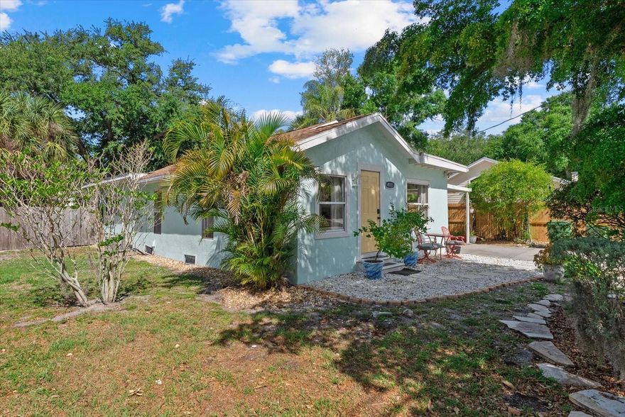 Welcome to this well-maintained home located in the desirable Sarasota neighborhood of Sapphire Shores, offering comfort, style, and everyday convenience. The upgraded kitchen features sleek quartz countertops and GE Café appliances in a matte finish, delivering a modern, upscale look ideal for both daily living and entertaining. Wood laminate flooring flows throughout the main living areas, creating a warm, contemporary feel with easy maintenance.
Enjoy the added value of a carport and a fully fenced yard, perfect for privacy, pets, or outdoor gatherings. The outdoor space offers endless potential—add a pool or create your own private oasis retreat. Cozy and conveniently located just minutes from Sarasota-Bradenton International Airport, this home combines comfort with accessibility. Ideally situated near shopping, dining, museums, and local attractions, this property offers a wonderful opportunity to enjoy Florida living in a sought-after area, with incredible sunset views at nearby Sun Circle Park or a short drive to all the entertainment and cultural offerings of Downtown Sarasota.