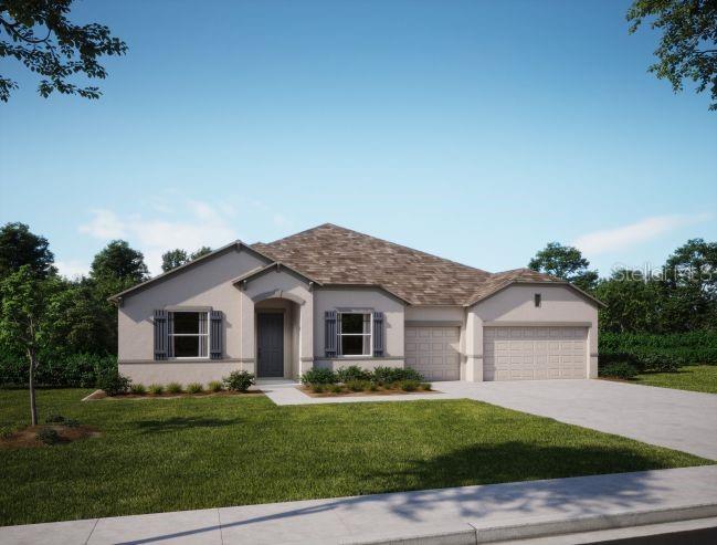 Pre-Construction. To be built. Located in the sought-after waterfront community of South Gulf Cove in Port Charlotte, Florida, residents here enjoy access to over 120 man-made canals that lead directly to Charlotte Harbor and the Gulf of Mexico—ideal for boating, fishing, and coastal living. Just 15 minutes from six pristine Gulf Coast beaches, this community is a premier destination for those who love sun, sand, and water adventures.
Introducing The Livorno—an extraordinary single-story home that blends timeless elegance with modern comfort. From the moment you arrive, the brick paver driveway and entry paired with a 3-car garage create a striking first impression. The 8’ full lite front glass door opens to soaring 9’4” ceilings, instantly setting an open, airy tone.
The foyer leads to a Den with double French doors, perfect for a home office or study, and a formal dining room designed for memorable gatherings. Crown molding throughout adds a refined touch.
At the heart of the home, the kitchen offers granite countertops, upgraded cabinets, a large island, and a breakfast nook. This culinary space flows seamlessly into the spacious great room, enhanced by abundant natural light—perfect for entertaining or relaxing.
The flooring has been elevated with upgraded ceramic tile throughout, while the bedrooms feature plush carpeting for comfort.
The luxurious primary suite serves as a private retreat with two walk-in closets, dual sinks, and an oversized walk-in tile shower. Bedrooms 2, 3, and 4 are generously sized—two of them featuring walk-in closets—while two additional bathrooms ensure convenience for guests and family alike.
From the great room, large sliding patio doors open to a spacious covered lanai, perfect for relaxing or hosting gatherings while embracing Florida’s indoor-outdoor lifestyle. Additional highlights include impact glass windows, hurricane shutters, and architectural shingles.
Smart Home features such as a Ring Video Doorbell, Smart Thermostat, Keyless Entry Smart Door Lock, and Deako Smart Switches provide modern convenience and enhanced security. For added assurance, this home comes with a full builder warranty.
The Livorno is more than just a home—it’s a lifestyle statement combining design, functionality, and luxury in one perfect package.
