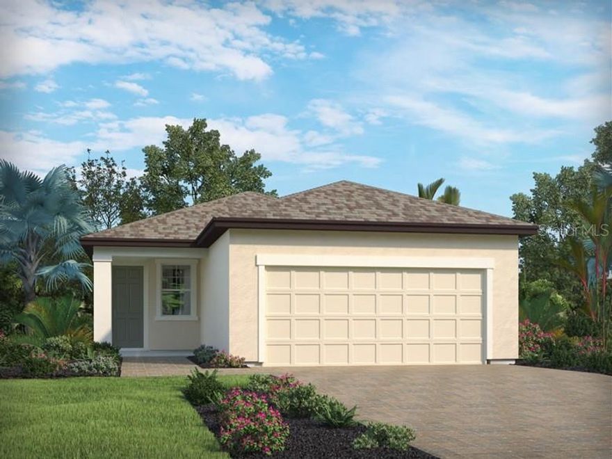 Brand NEW energy-efficient home ready NOW! Use this Poinciana home's flex space as a formal dining room for entertaining or as a spacious home office. Truffle cabinets, caledonia granite countertops, ceramic tile flooring, and solid breeze carpet in our Timeless Package. Coastal Woods is a gorgeous quaint neighborhood. Just a few miles from the beaches and downtown. You will feel like you're on vacation every day. Known for their energy-efficient features, our homes help you live a healthier and quieter lifestyle while saving thousands of dollars on utility bills.