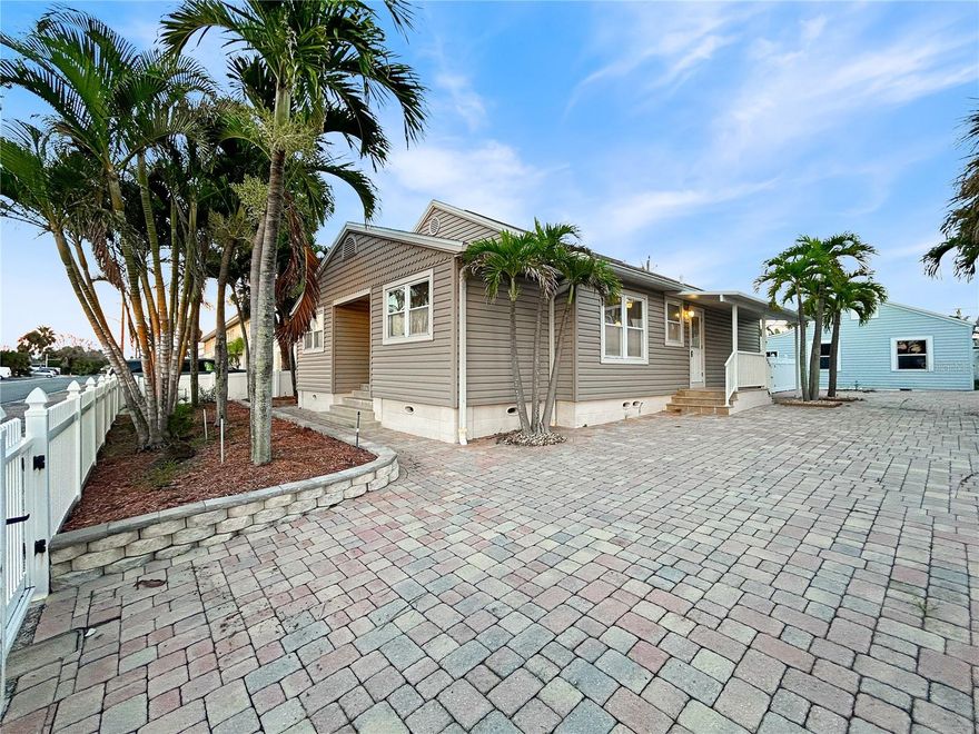 Welcome to 624 71st Ave in beautiful Saint Pete Beach, where the ultimate coastal lifestyle meets incredible investment potential. This rare property features a two-bedroom, two-bathroom main home with 1,312 square feet of bright and open living space, a private pool, and two detached cottages totaling 792 square feet. The main home is in perfect condition, with a roof that’s in excellent shape and no history of flooding, even during the 2024 hurricanes, allowing you to move in with peace of mind. Just steps from one of Florida’s most pristine beaches, you can enjoy morning walks along the shore and afternoons relaxing by your own pool oasis. The two backyard cottages, while in need of a full rehab after flood damage, have already had all remediation completed and are ready to be transformed into guest suites, short-term rentals, or multi-family income opportunities. With the potential to generate rental income while enjoying the property as your personal retreat, this home offers versatility that’s hard to find in such a prime location. Whether you’re searching for a dream beach home, a profitable investment, or both, 624 71st Ave is a rare opportunity you don’t want to miss