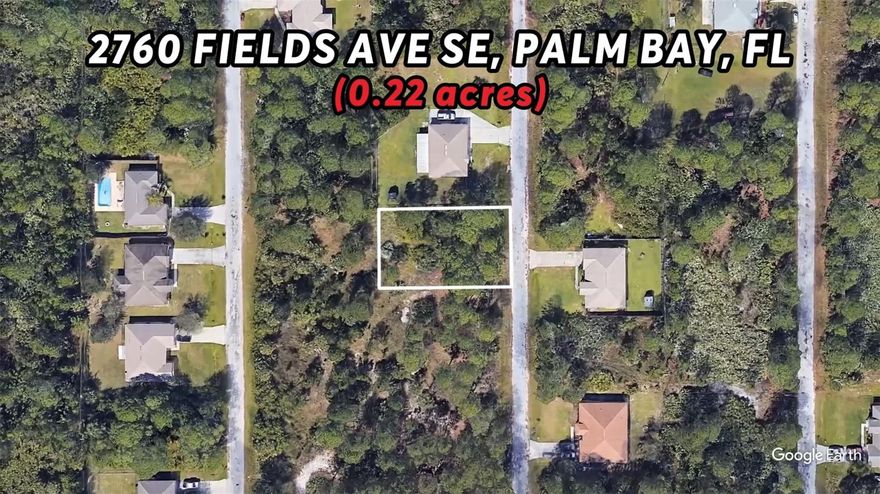 LOCATION LOCATION LOCATION!! Discover the perfect opportunity to build your dream home on this 0.22-acre vacant lot in Palm Bay, Florida, within the thriving Port Malabar community. The lot is currently uncleared and has NO HOA, allowing you to design your home and landscaping to your exact specifications! In a residential neighborhood surrounded by other houses, the lot offers a great sense of community. Palm Bay offers plenty of recreational opportunities, including nearby beaches, parks, and nature preserves. Located just 30 minutes from pristine beaches and less than two hours from Walt Disney World, this community combines convenience and tranquility. Enjoy peaceful surroundings and scenic landscapes in an up-and-coming neighborhood with new homes springing up. Conveniently situated under 10 minutes from a Publix. Near dining, shopping, golf courses, schools, the I-95, and Melbourne Orlando International Airport (MLB), this lot offers endless possibilities with no HOA restrictions. ADJACENT LOT ALSO FOR SALE!