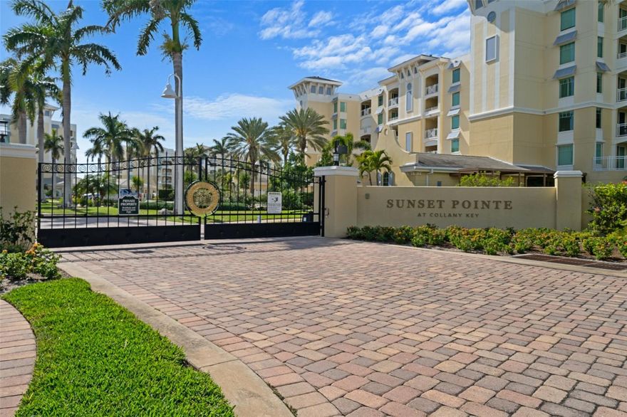 Welcome to an exceptional waterfront condominium in the highly sought-after gated community of Sunset Pointe at Collany Key on the beautiful island of Tierra Verde, Florida. Perfectly positioned along the Gulf of Mexico, this elegant 3-bedroom, 3.5-bath condominium offers 2,852 square feet of sophisticated coastal living with breathtaking water views and unforgettable sunsets. Arrive via your semi-private elevator and enter your private foyer that opens to a light-filled interior designed for both comfort and entertaining. The open-concept floor plan seamlessly connects the living room and dining area, to a beautifully appointed kitchen with high end appliances, custom cabinetry and abundant counter space.  Expansive floor-to-ceiling sliding glass doors frame panoramic Gulf views and open to a generous waterfront balcony—the perfect place to enjoy spectacular sunsets and sea breezes. Just off the kitchen, a versatile den or office with elegant French glass doors offers flexible living space. The primary suite is a true private retreat, featuring direct balcony access, spacious walk-in closets, and a spa-inspired en-suite bath complete with dual vanities, a soaking tub, and a large walk-in shower. Two additional well-appointed guest bedrooms, each with their own baths, provide comfort and privacy for family and visitors.  Additional highlights include a full laundry and utility room, a double-car garage, and a private air-conditioned storage unit, offering both convenience and functionality.  Residents of Sunset Pointe at Collany Key enjoy an array of resort-style waterfront amenities, including: Private beach access, Geothermal heated saltwater pool and spa, Beachside fire pits and gathering areas, fitness center, Kayak launch and waterfront boardwalk, Fishing pier and scenic walking trails and multiple barbecue stations around this beachside property. Surrounded by the pristine natural beauty of Shell Key Preserve, this exclusive gated community offers unspoiled coastal nature. Located just minutes from Tierra Verde’s waterfront restaurants, marinas, and boating, approximately 15 minutes to vibrant downtown St. Petersburg, and within convenient reach of Tampa International Airport and St. Pete–Clearwater International Airport. This is the perfect Gulf view condo to enjoy the Florida sunshine and call home!  Call for your showing today!