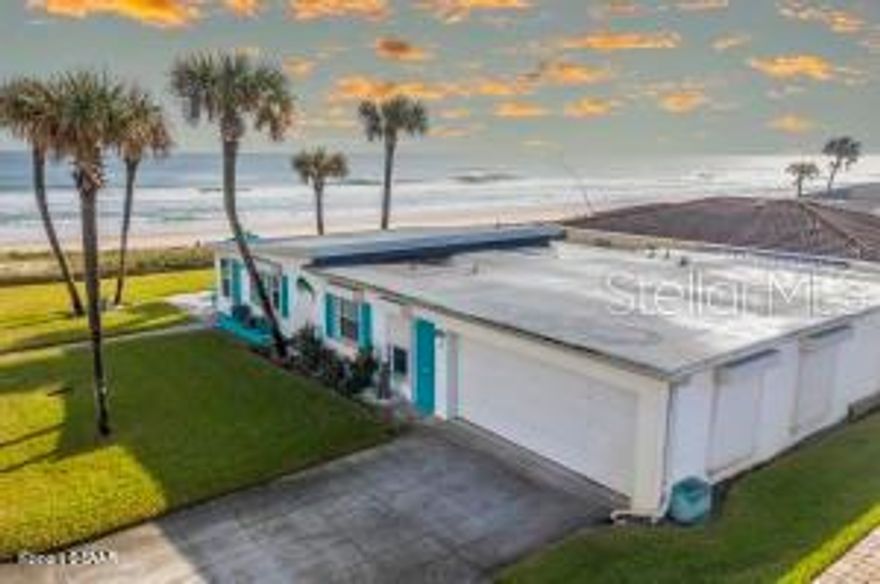 Direct Oceanfront charmer in excellent condition having been cared for and upgraded by the same family for the last fifty years. With rare B-8 zoning allowing for short term rentals, this property has captured a substantial income over the last several years with 105 Five Star reviews left by visitors. Many of the vacationers are repeat customers who enjoy the renovated open interior floor plan with subtle coastal decor and incredible panoramic views of the Atlantic. The home was redesigned to host a crowd for a week at the beach and is as well suited for large family gatherings as it is for a couple or two just getting away from it all. Open the sliding glass (storm rated) doors and allow the sounds and the sight of the ocean indoors ;Water: City