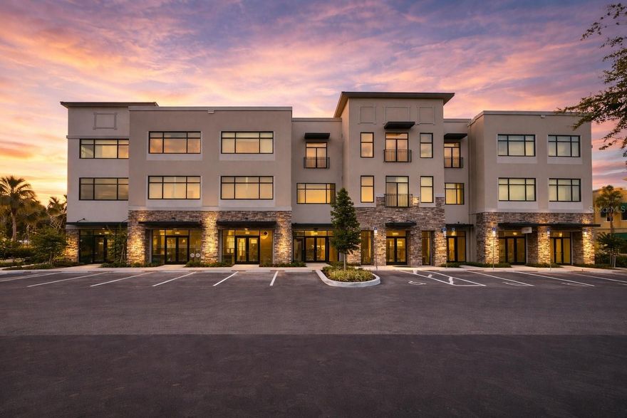 Prime move-in-ready professional office in Hunters Creek, one of Orlando’s most established and high-demand business corridors.

Located in a brand-new modern building, this 764 SqFt suite features 4 private offices + kitchenette, offering an efficient layout designed for privacy and a strong client/patient experience. No build-out required—operate immediately.

Surrounded by Orlando Health Jewett Orthopedic Institute and a well-established medical/professional network, the property benefits from consistent traffic, visibility, and referral potential.

Includes water connections and infrastructure for a future private restroom, adding long-term flexibility and value.

Ideal for medical, legal, accounting, consulting, or investment use.
Limited new inventory in the area. Motivated seller—excellent opportunity.