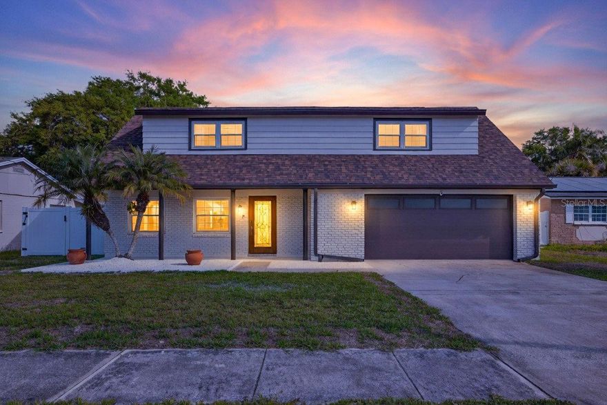 Stunning, fully updated home with impeccable finishes—no detail overlooked! This immaculate 3-bedroom (option for 4), 2 full and 1 half bath pool home sits on a fenced lot with a spacious 2-car garage and includes access to Bay Crest Park’s private community boat ramp. From the moment you enter, you’ll notice the exceptional craftsmanship—from the statement mahogany and stained-glass entry to the Level 5 drywall finish and extensive crown molding throughout. The first floor offers a bright, open layout with beautiful porcelain tile and a seamless flow. The kitchen is a true showpiece, featuring custom solid wood cabinetry, quartz countertops, a dramatic full-height backsplash, pull out drawers, and a premium appliance package including a Sub-Zero refrigerator, Wolf convection and steam oven, and a 36” induction cooktop. Teak accents and thoughtful design details make the space both functional and visually striking. Upstairs, solid Brazilian teak hardwood flooring, solid wood doors and trim, and abundant storage continue the home’s elevated feel. The expansive primary suite includes a dedicated office nook, an air-conditioned walk-in closet, and a fully renovated bath with marble and glass tile, Restoration Hardware finishes, and a frameless glass walk-in shower. Two additional bedrooms are generously sized, including one with a custom walk-in closet featuring built-ins and a cedar bench. Additional attic space further enhances storage—rare for Bay Crest homes. Back downstairs, the Florida room offers flexible, air-conditioned/heated living space and opens to a private backyard retreat. The pool was completely rebuilt in 2025 with new marcite, LED lighting, skimmer, and pump, and is surrounded by a new 6’ PVC fence—creating the perfect setting for relaxing or entertaining. The property also includes a 20x9 shed equipped with both 220 and 110 electric and hurricane tie-downs. Extensive upgrades provide peace of mind, including a new roof (2025), new HVAC (2024), and new water heater (2024). The home features upgraded 200-amp electrical with 100% copper wiring and full GFI protection, along with updated PVC and copper plumbing. Impact-rated Simonton StormBreaker Plus windows, AstroGuard hurricane protection, and a hurricane-rated garage door adds durability. Additional highlights include a central vacuum system, whole-house Springwell water filtration with softener and UV purification, and Racedeck garage flooring perfect for a home gym. This is not your typical home—every inch has been thoughtfully upgraded and meticulously maintained. Bay Crest is a vibrant waterfront community with no deed restrictions and a private boat ramp providing direct access to Tampa Bay for boating, kayaking, paddleboarding, jet skiing, and fishing. Ideally located near top-rated schools, shopping, dining, Tampa International Airport, downtown Tampa, the Veteran’s Expressway, International Plaza, Westshore Business District, Rocky Point Golf Course, Skyway Park, Berkley Prep, award-winning beaches, and just a short boat ride to popular waterfront destinations. Schedule your showing today!