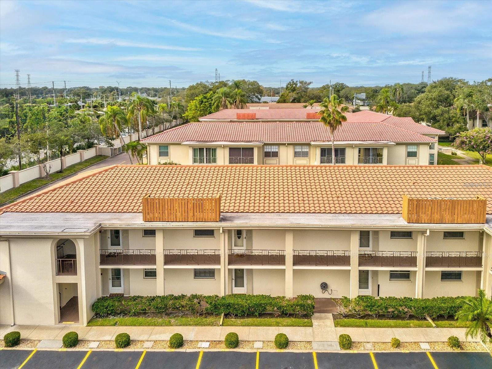 Check out this move in ready one bedroom condo at Imperial Cove. This is a well maintained gated 55+ community located along Tampa Bay. This second-floor unit features a nice lanai with a Murphy bed, transforming easily into a guest room. The primary bedroom has a nice sized walk-in closet, and the modern updated kitchen is equipped with stainless steel appliances and granite counters. This home also features a brand new HVAC System from February 2025.. This water front community has a wonderful heated pool area with community grilles and recreation activities plus it has walking trails throughout the neighborhood and by the water.