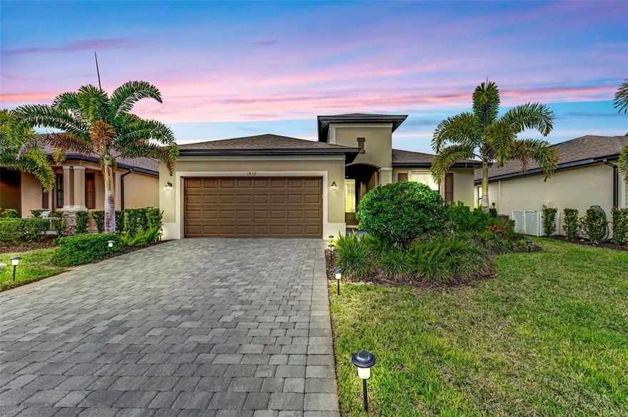 Welcome to this immaculate 2022-built 3-bedroom, 3-bathroom single-story home in the highly desirable West Port community—located directly across from the Charlotte Sports Park, the Spring Training home of the Tampa Bay Rays. This lightly lived-in residence shows like new and offers a thoughtful layout, modern finishes, and exceptional storm protection features. Designed for comfort and privacy, the home features three full bedrooms, two of which are en suite, making it ideal for multi-generational living, hosting guests, or creating a private office or hobby suite. The open-concept floor plan flows effortlessly from the living and dining areas into a chef’s kitchen that truly stands out. With abundant cabinetry, expansive counter space, stainless steel appliances, and a layout perfect for meal prep and entertaining, this kitchen is a dream for anyone who loves to cook or gather with friends and family. Tile flooring runs throughout the home, enhancing durability and easy maintenance. The primary suite is a peaceful retreat with two spacious walk-in closets and a well-appointed bathroom. Guest bedrooms are positioned on the opposite side of the home, offering excellent separation and comfort for everyone. This property has been upgraded with new hurricane shutters (2023) and the Hurricane Blocker system (2025), designed to prevent wind-driven rain from entering through roof vents while maintaining full ventilation. Located in a non–flood zone. The home also benefits from public water, public sewer, low HOA fees, and no CDD. The garage is a standout feature—immaculate, organized, and exceptionally clean. It has been so well maintained it feels like “Mr. Clean lives here,” offering a pristine space for vehicles, hobbies, or storage. West Port is a vibrant, growing community with easy access to everything the area is known for. Enjoy being just 30 minutes from Gulf beaches, minutes from Charlotte Harbor Preserve State Park, and close to Wellen Park,& Atlanta Braves Spring Training facility, shopping, dining, medical facilities, and top-rated schools. Whether you’re looking for a full-time residence or a seasonal retreat, this home offers modern comfort, peace of mind, and an unbeatable location. Move-in ready and beautifully maintained—this is a must-see home in one of the most convenient and up-and-coming areas of Charlotte County.