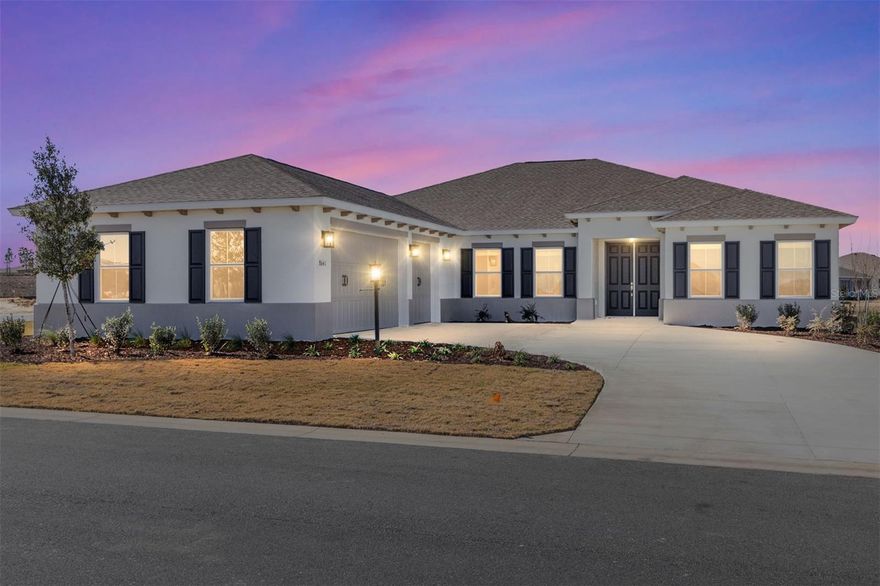 Experience refined luxury in the Northampton model, located in the prestigious Candler Hills neighborhood of On Top of the World. This expansive new construction home features 3 bedrooms and 2 baths, centered around a magnificent Great Room with a recessed tray ceiling that enhances the open, airy atmosphere. The chef-inspired kitchen is a true showpiece, boasting a massive quartz island, premium stainless-steel appliances—including a built-in double oven and gas cooktop—and sleek cabinetry with modern hardware. Whether you are hosting formal gatherings or enjoying a quiet morning in the Breakfast Area, the seamless flow of luxury plank flooring and natural light creates an inviting ambiance throughout.

Designed for the modern professional or hobbyist, the Northampton includes both a private Library and a versatile Flex Room, offering multiple dedicated spaces for a home office, media room, or creative studio. The Primary Suite serves as a high-end retreat, highlighted by a spa-like master bathroom featuring a sprawling dual-sink vanity and a massive walk-in shower with floor-to-ceiling tile work and a built-in bench. Practicality meets style with an oversized Laundry Suite and a substantial 3-car garage, providing abundant space for vehicles and additional storage. Step outside to the Covered Lanai to enjoy the ultimate Florida living. On Top of the World boasts an active lifestyle, beautifully designed floor plans, and spectacularly maintained grounds and open areas.