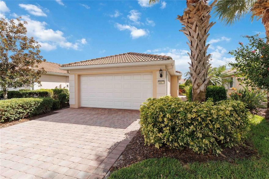 Welcome to The Isles of Sarasota, a hidden gem in Palmer Ranch. This meticulously maintained home is the ONLY pool home villa currently available, offering an exceptional blend of luxury, comfort, and convenience. Step inside to a spacious great room that flows seamlessly into the dining area and a beautifully updated kitchen featuring 42” cabinetry with crown molding, gleaming quartz countertops, glass backsplash, stainless steel appliances, and new lighting. The open layout showcases stunning views of the private pool and shimmering lake, inviting you to relax on the screened lanai and enjoy Florida’s sunshine. The primary suite is a serene retreat with tranquil lake and pool views, dual sinks, a walk-in shower, private water closet, linen closet, and an expansive walk-in closet. A split bedroom design ensures privacy, with a spacious guest bedroom and full bath on the opposite side, while the third bedroom with French doors offers flexibility as a den, home office, or guest room. Additional highlights include a two-car garage, inside laundry with washer, dryer, and utility sink, paver driveway and walkway, new flooring in guest and primary bedrooms, freshly painted interior, updated lighting and fans, and accordion hurricane shutters for easy storm protection. Residents of The Isles enjoy resort-style amenities including a clubhouse with card room, fitness center, catering kitchen, geothermal heated pool, four lighted Har-Tru tennis courts, pickleball, basketball, bocce, playground, and a full-time activities director coordinating endless events - potluck dinners, trivia nights, happy hours, yoga, water aerobics, and more. Association fees include lawn care, irrigation, BlueStream Fiber internet and cable, and ADT home security. Ideally located near Siesta Key Beach, Legacy Trail, Publix, Costco, golf courses, and top dining and shopping destinations, this home offers the perfect combination of elegance, convenience, and community. Come live the lifestyle you’ve always dreamed of - come live The Isles of Sarasota!
