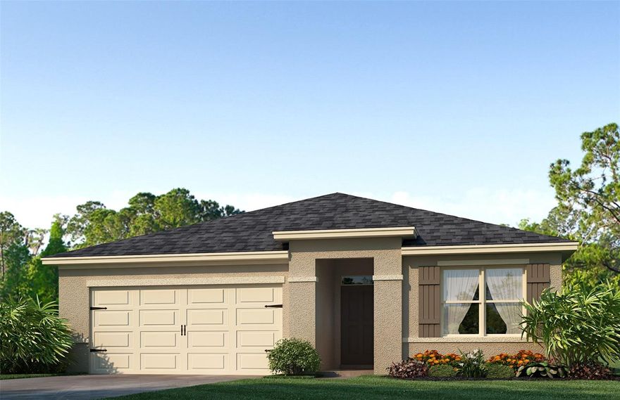 ** Under construction** Are you looking for a beautiful three bedrooms home in great location? This 
is it! This new home is in a nice community just 10-12 minutes away from New Smyrna Beach. The 
Aria is an open concept layout, including spacious kitchen with granite counter tops, and stainless 
steel appliances. The home comes with Tile in all the wet areas, and granite counter tops in the 
kitchen. The property comes with several energy efficient fixtures such as, fiberglass front door, 
double paned Low-E windows, and A/C unit inside the living space. The Smart Home Technology is 
also part of the advantages of this property. Call now! ;Water: City