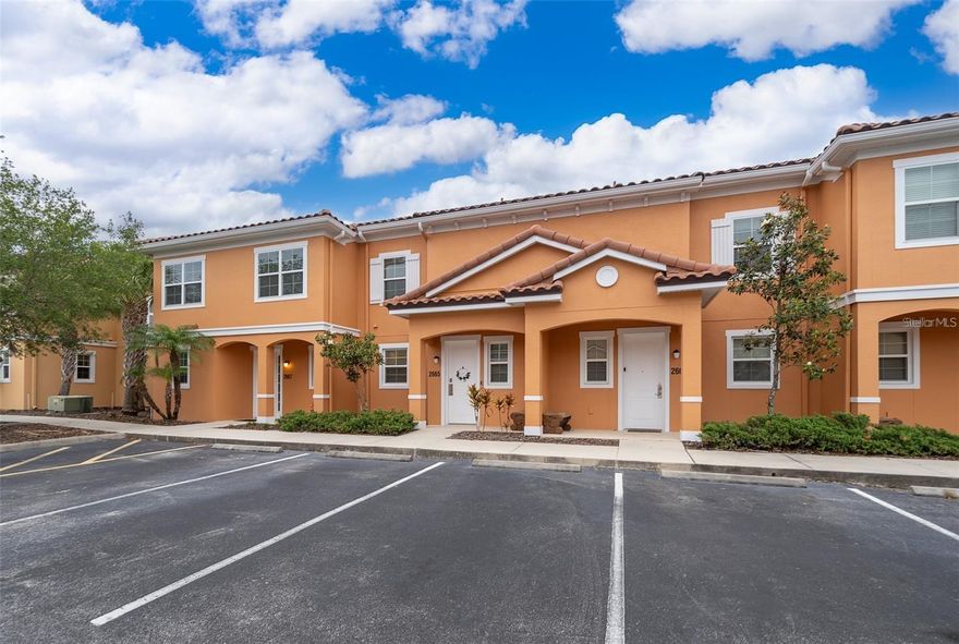 Excellent investment opportunity in the gated resort-style community of Regal Oaks. This fully furnished 2-bedroom, 2.5-bath townhome is Airbnb-ready and has a strong history of successful short-term rental income. Ideally located near Disney, Old Town, and Fun Spot, this property consistently attracts vacationers looking for comfort, location, and resort amenities.
Features include an open-concept floor plan, granite countertops, stainless steel appliances, tile flooring, private screened lanai with hot tub, and two spacious en-suite bedrooms. One of the most desirable locations in the community with peaceful courtyard and garden views.
Regal Oaks offers resort-style amenities including a lakefront pool, water slides, hot tubs, tennis courts, fitness center, clubhouse, restaurant, and poolside bar. Turnkey investment with excellent income potential in one of Central Florida’s top vacation rental areas.