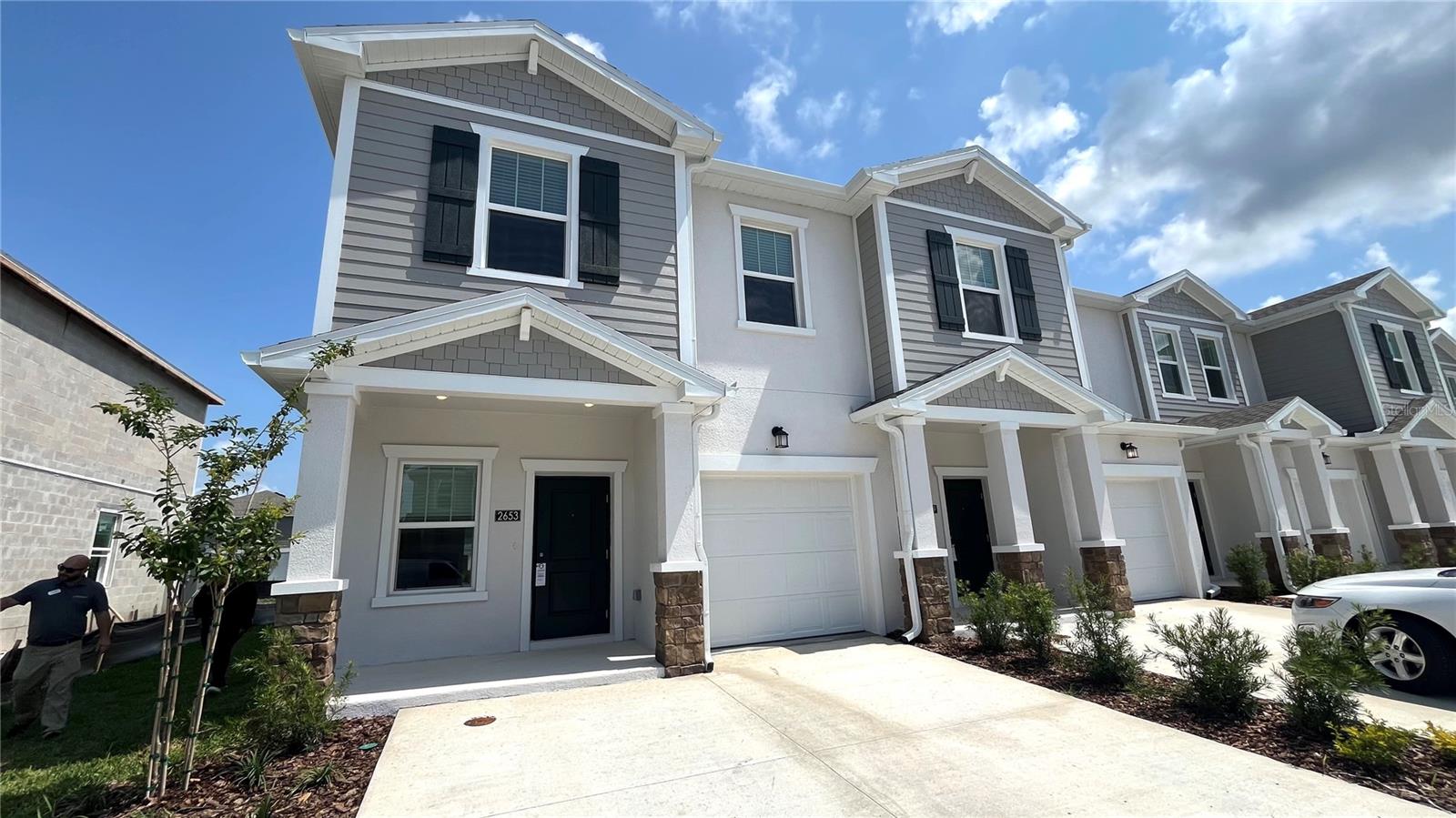 One or more photo(s) has been virtually staged. Be the first to enjoy this brand-new and spacious 2 story townhouse in the desirable Westview community. The bright open-concept layout features a modern kitchen with quartz countertops, stainless steel appliances, and abundant cabinet spaces, flowing seamlessly into dining and living area with patio views. This community will soon provide a clubhouse with pool, dog park, and sports fields. Ideally located in Kissimmee, you'll be close to excellent shopping, dinning and entertainment options, as well as the natural beauty Lake Tohopekaliga. Quick access to Highway 17 connects you to the Orlando metro area. ONLY TWO MONTHS TO MOVE!!!