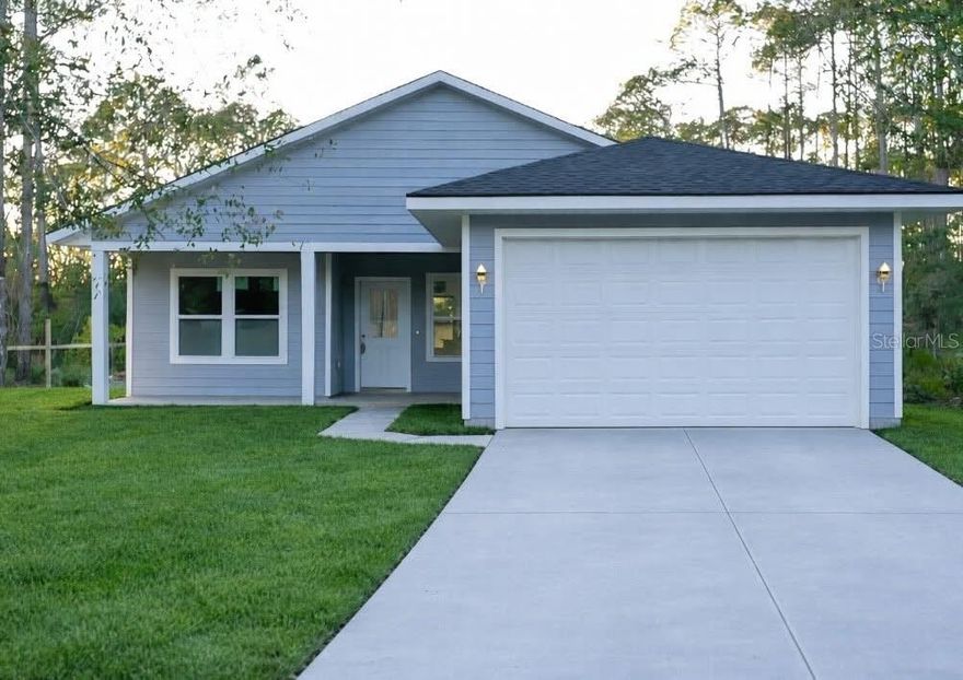 Under Construction. Brand-new construction located at 103 Long Rd, Interlachen, FL 32148. This well-designed 3-bedroom,
2-bathroom home features an open floor plan with LVP flooring throughout, granite countertops, and marble
bathroom vanities. The kitchen offers modern finishes and plenty of workspace, while the primary suite
includes a private bath with stylish fixtures. Built with comfort and efficiency in mind.

Located in the heart of Interlachen, this property offers peaceful small-town living surrounded by lakes, nature,
and outdoor recreation. Interlachen is known for its quiet setting, friendly community, and easy access to
fishing, boating, and local parks, while still being within driving distance to Palatka, Gainesville, and Ocala.
Perfect for first-time buyers, downsizers, or anyone looking for a new construction home in a relaxed Florida
setting.