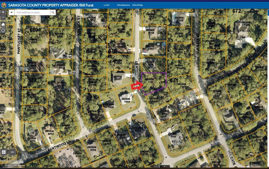 arge oversize frontage lot in a neighborhood of newer homes. Wonderful lot in Prime location! a terrific neighborhood to build your dream home in the flourishing city of North Port, home of the of the Atlanta Braves Spring Training . Minutes away from the North Port Aquatic Center, the NEW water park that features a 25-meter stretch pool, three slides, and a lazy river This property is centrally located to EVERYTHING...US-41, I-75, schools, Suncoast Technical College, Shannon Staub Library and plenty of grocery & retail shopping, and dining. Convenient access to a magnitude of golf courses, fishing, boating and stunning gulf beaches