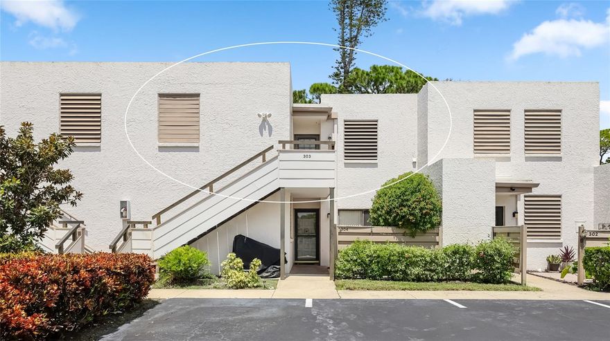 Welcome to this beautifully updated second-floor condo offering a spacious floor plan in a peaceful, park-like setting. Light-filled and inviting, this two-bedroom, two-bath residence has been thoughtfully renovated in collaboration with an interior designer, blending timeless style with modern comfort.

The home features completely updated kitchen and bathrooms, new flooring throughout, and stylish fixtures that create a clean, cohesive look. An in-unit washer and dryer add everyday convenience. The generous primary suite offers a walk-in closet, private en-suite bath, and direct access to the enclosed lanai—an ideal spot to enjoy serene, lush views and quiet mornings.

Set within an 88-acre community designated as an Audubon bird and wildlife sanctuary, residents enjoy a natural, well-preserved environment that has stood the test of time. Amenities include multiple swimming pools, including a dedicated lap pool, as well as tennis courts. With close proximity to Gulf beaches, shopping, and dining, this is a rare opportunity to enjoy both tranquility and accessibility.

A truly special place to call home. Rent includes: basic cable/internet, water. Background and credit check required. Vehicle restrictions apply