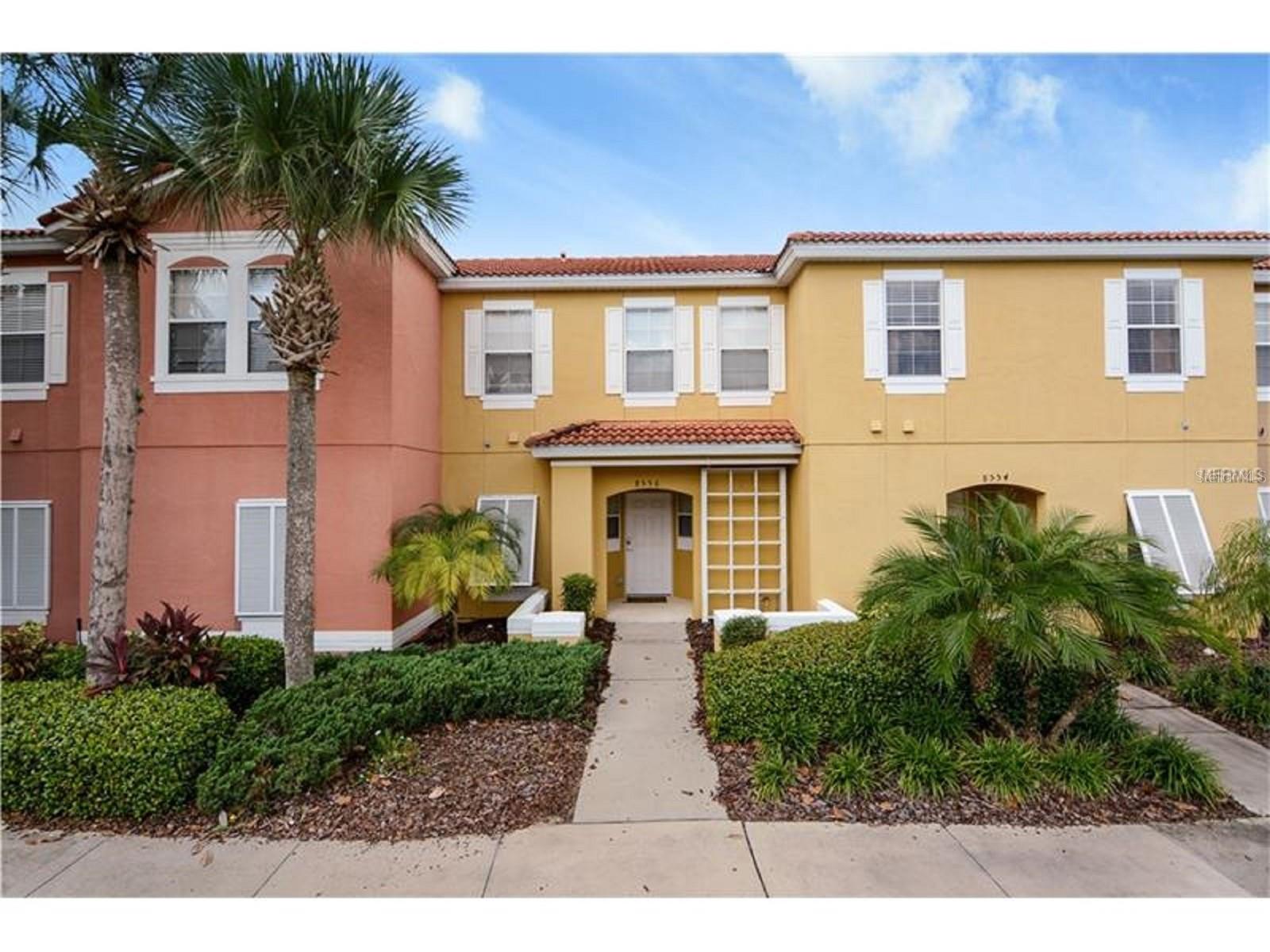 Amazing Property Luxury Lifestyle in Florida. Rent Includes Wifi, Cable, use of Community swimming pools, Fitness Center, game room, TV lounge, playground. Unit is fully Furnished. Come live a luxury life style you dreamed of. This Townhouse have Mediterranean inspired architecture with fresh Floridian accents coupled with modern, top-of-the-line, European interior design elevating the comforts and efficiency of a home away from home to a luxurious experience of extravagance. This 3-bedroom town home features a spacious private sun terrace with a pool to compliment the oasis-style, resort pools and spas overlooking the centrally featured subtropical and sunset gazebo. Further facilities available to guests at the air-conditioned establishment include swimming pools, Fitness Center, games room, TV lounge, playground.