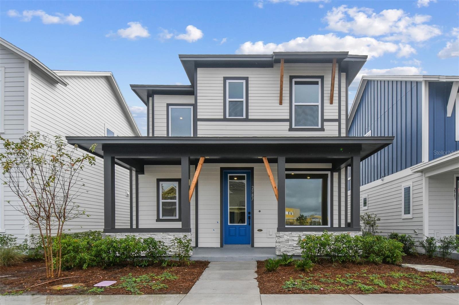 Award Winning David Weekley’ Homes signature craftsmanship is evident throughout our Zeppelin plan. Fulfill your lifestyle dreams in the vibrant and innovative Zeppelin new home plan. A tasteful kitchen rests at the heart of this home, balancing impressive style with easy function, all while maintaining an open design that flows throughout the main level. . Elegant cabinetry, a decorative tile backsplash, and quartz countertops complete the space, ensuring both style and functionality. Your open concept living spaces present a distinguished first impression from the front door and offer superb comforts for quiet evenings together. The covered front porch and lanai provide extraordinary places to welcome guests, relax, and achieve your hosting and productivity goals. Your Owner’s Retreat includes a sleek en suite bathroom and a walk-in closet to make it easy to rest and refresh in luxury. Two junior bedrooms are situated on the second floor, presenting ample privacy for growing residents. Come together for movies and games in the upstairs retreat, which is open to the family room thanks to a soaring ceiling that spans both levels. The interior “Volcano” inspires personality with dark accents and muted color palette for a sophisticated look. At SunBridge, what’s coming to life here is more than just beautiful new homes. It’s also workplaces. Eateries. Parks and pools. Shops and schools. And one more ingredient: an awe-inspiring, life-changing abundance of Florida nature.