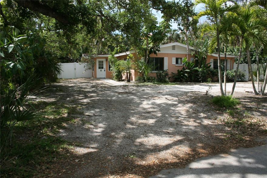 Highly sought-after North end of Siesta Key, just steps from Shell Beach. This lot offers a prime location less than a block to the Gulf, with convenient access on and off the island via the North bridge. Located only 3 miles to Siesta Key’s world-renowned Main Beach, and under 15 minutes to the vibrant dining, shopping, and cultural scene of downtown Sarasota.  The existing structure sustained significant hurricane damage and has been remediated, presenting a unique opportunity for a full renovation or redevelopment.   Zoned RSF2 with weekly rentals permitted, this property is ideal for those looking to create a luxury coastal retreat, a high-performing income-producing vacation rental, or both. The unbeatable location places you in the heart of Siesta Key’s laid-back yet vibrant beach lifestyle, surrounded by world-class beaches, boating, dining, and entertainment.   Build your dream home or capitalize on strong rental demand, this is a rare chance to secure a premier lot in one of Sarasota’s most desirable coastal neighborhoods. (Exact lot dimensions should be verified with the City)