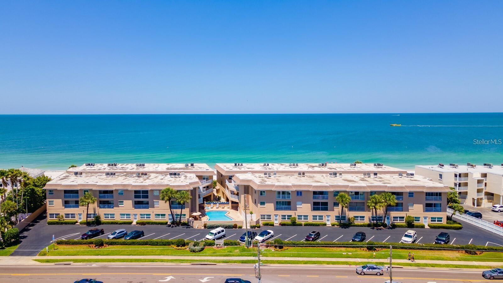 Come and enjoy direct ocean views on one of Florida's finest beaches! Situated in a prime beachfront location on Belleair Beach, this 2BR 2BA retreat offers idyllic unobstructed views of the Gulf. The floor plan is open and features gorgeous ceramic tile flooring, split bedrooms for privacy, and well-equipped kitchen with granite counter tops and stainless-steel appliances. Quiet and serene yet close to everything including great restaurants, shops, entertainment and the Jolley Trolley! Offered furnished. No pets or smoking allowed. One month minimum rental. Seasonal rate for January, February, and March 2026 is $5300, Leases of less than 6 months require a 13% tax. Call now to schedule your tour! Virtual tours are also available