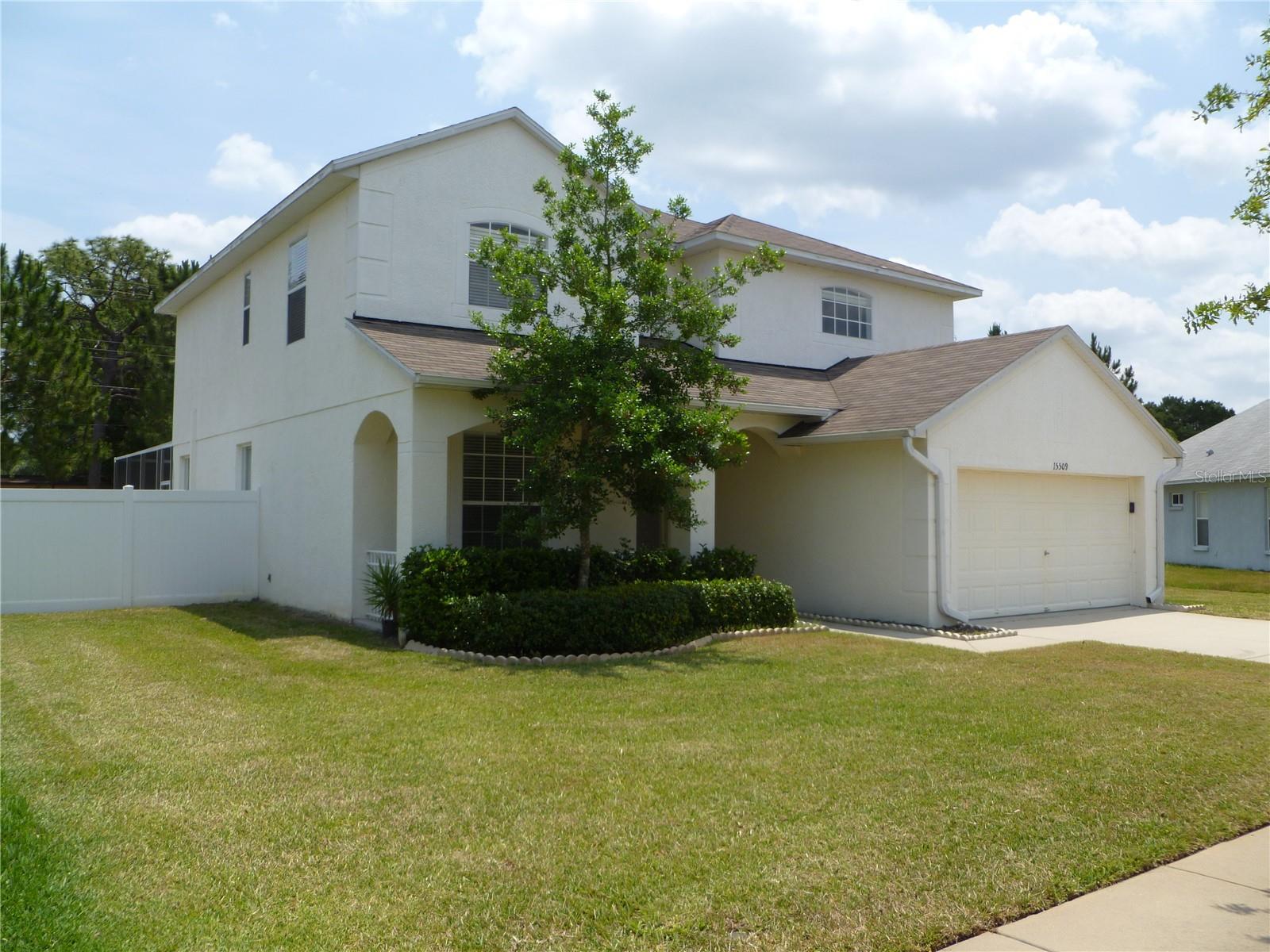 Beautiful 4 bed room, 2.5 bath pool home in the established community of Bella Vista. Nice kitchen and family room combo opens to screened pool area and fenced back yard. First floor all tile, high ceilings with plenty of natural light. Spacious Primary bedroom with large master bath, separate tub and large shower. Minutes to excellent schools, shopping, dining, and more. Quick access to the express way.