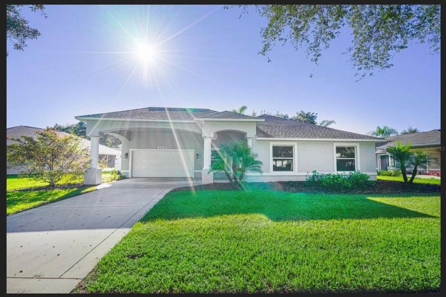THIS TOWN PARK BEAUTY IS A MUST SEE! WELCOME TO 4094 CLOCK TOWER DRIVE! THIS JOHNSON BUILT, BEAUTIFUL HOME OFFERS MANY WONDERFUL FEATURES! STARTING OFF WITH A GRAND & INVITING ENTRANCE W/ PORTICO & LARGE PORCH AREA! AS YOU ENTER INTO THIS 1800 + SQ FT. HOME YOU WILL BE WOWED BY THE OPENNESS & HIGH CEILINGS! GREAT FLOOR PLAN W/ SPLIT BEDROOMS, DINING AREA, UPDATED KITCHEN W/ WHITE RAISED PANEL CABINETRY, QUARTZ COUNTERTOPS, PRETTY GLASS BACKSPLASH & STAINLESS APPLIANCES, KITCHEN NOOK, NEWER LIGHTING, NEWER PERGO WOOD FLOORING IN THE LIVING AREA, KITCHEN, DINING & MASTER BEDROOM. THE LARGE MASTER SUITE & HUGE BATHROOM OFFERS DUAL VANITIES, GARDEN TUB & WALK-IN SHOWER. THE WALK-IN CLOSET (SAFE ROOM) & 2ND CLOSET HAVE CUSTOM SHELVING. ENJOY THE WONDERFUL BACKYARD SETTING FROM......

YOUR MASTER BDROOM W/ SLIDING DOORS LEADING OUT TO THE SERENE & PRIVATE COVERED LANAI OVERLOOKING THE GENEROUS SIZED FENCED-IN YARD. NEWER HOT TUB & OUTDOOR PATIO AREA W/ PAVERS. THE PERFECT HAVEN! COME VISIT AS SOON AS YOU CAN!

Town Park is a sought after community(developed by The Johnson Group) in Port Orange that is conveniently located within miles to everything (interstates, shopping, schools, entertainment, sports & the World's Most Famous Beach)! ;Water: City