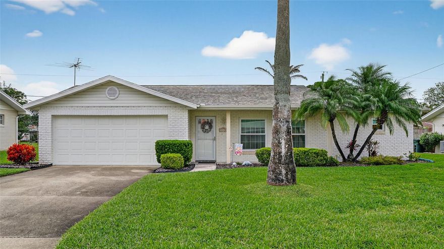 Spacious & Updated Family Home – Near Golf, Beaches, Dining & Top Colleges!
Welcome to this beautifully maintained 2-bedroom, 2-bathroom home offering 2,479 total square feet of flexible living space—perfect for a growing family, student housing, or even a rental investment!
Located just three houses back from an impressive golf course and only minutes from the beach, popular restaurants, and shopping, this home delivers comfort and convenience in a quiet, family-friendly neighborhood. It's also ideally situated near Embry-Riddle Aeronautical University and Daytona State College, making it a smart choice for families, faculty, or investors seeking rental potential.
Inside, you'll find a spacious 9’ x 20.5’ bonus room that can easily serve as a third bedroom, playroom, homeschool area, or home office. The large Florida room offers the perfect setting for family gatherings, movie nights, or weekend entertaining, with natural light pouring in from multiple sun tunnels to create a warm, welcoming atmosphere.
Recent upgrades and features include:New roof and hot water heater (2025), Hurricane-impact resistant windows and doors (2022), Whole-house generator for year-round peace of mind, Modern kitchen cabinets, New modern bathroom vanities and fixtures, Fresh new carpet throughout, 2-car garage with extra storage space, Irrigation system on a private well for low-maintenance landscaping.
With a split-bedroom layout for added privacy, this home combines functionality, modern updates, and location to offer everything today’s family—or investor—could want.
Don’t miss the chance to own a move-in ready home with incredible proximity to top amenities, schools, and recreation. Come tour this one today and imagine your next chapter here!
All information is intended to be accurate but not guaranteed.