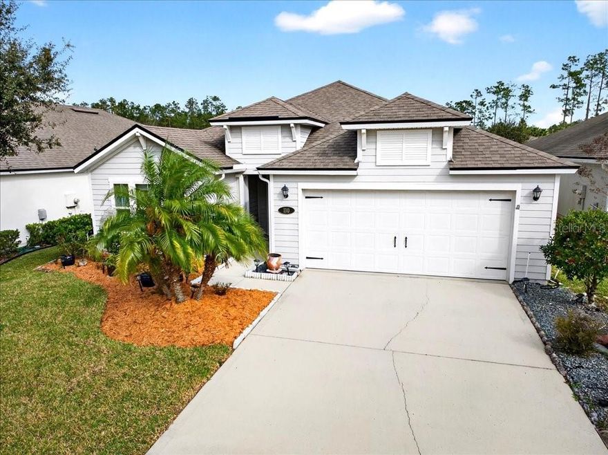 Welcome to your slice of paradise!  Your Dream Home Awaits in Grand Landing, Palm Coast, Florida! Step into this stunning 3-bedroom, 3-bathroom home +office/den with a 2-car garage, perfect for family living and entertaining. The split floor plan design creates a sense of space and character, and the home’s cul-de-sac location ensures peace and privacy.  Enjoy a brand-new Water Heater, a fully fenced yard, and an oversized screened lanai—ideal for relaxing or hosting gatherings. The kitchen is a chef’s delight, featuring a spacious island, stainless steel appliances, and a cozy kitchen nook for casual meals. Gutters add practicality and convenience. The split floor plan provides excellent privacy for the whole family. The primary bedroom is a true retreat with a tray ceiling, crown molding, large walk-in closet, and beautiful wood flooring, while the primary bathroom includes a garden tub, walk-in shower, and double vanity.  Conveniently located near biking and hiking trails, Grand Landing Town Center, and a variety of shopping, dining, and restaurants, this home blends comfort, style, and an exceptional location. Don’t miss out on this incredible opportunity. Schedule your tour today! YOU WILL LOVE EVERYTHING ABOUT THIS HOME!!! YOU MUST SEE IT!!! Don't miss the opportunity to live close to Flagler Beach (one of the nicest beaches in the world).