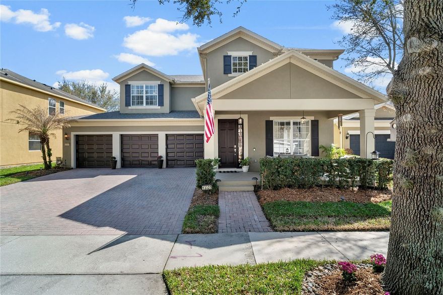 Welcome to this 4-bedroom, 3.5-bath pool home in Windermere, zoned for top-rated schools including Windermere High School and Horizon West Middle School. With a roof replaced in 2024 and an AC approximately 5 years old, this home offers a great combination of comfort, location, and lifestyle. The open-concept design creates a bright and inviting atmosphere where the kitchen and main living areas naturally connect to the outdoor space. Large sliding doors open to the backyard, creating a seamless indoor-outdoor flow that is perfect for entertaining, whether hosting gatherings by the pool or enjoying relaxed evenings with friends and family. Electric blinds add a sleek and modern touch throughout the home.

The first-floor primary suite offers privacy and comfort with a remodeled primary bathroom and a custom closet with built-ins. Upstairs includes the remaining bedrooms, one bedroom with its own en-suite bathroom, and a spacious loft ideal for a media room, home office, or additional living space.

The private backyard retreat features a beautiful patio and saltwater pool, creating a resort-style setting perfect for enjoying Florida living year-round. 

Located near Horizon West shopping, dining, parks, and major roadways, this Windermere pool home combines a desirable location, functional layout, and the indoor-outdoor lifestyle that buyers are searching for in Central Florida.