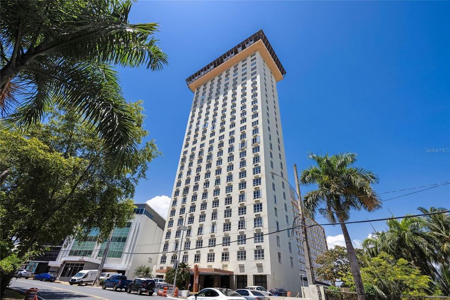One or more photo(s) has been virtually staged. This sale includes 3 independent properties within the Caribbean Sea View building. They can be used for residential or commercial purposes.

Once in a decade, an offering emerges that captures the imagination of those with vision and creativity. Perched at one of the highest points in Miramar’s T-Mobile District, this exceptional portfolio includes three independent, commercially zoned properties within the Caribbean Sea View building — a rare chance to own and reimagine a collection of spaces in a single landmark location.

Originally a hotel and now converted into a condominium, the building’s 27th floor crowns the skyline, showcasing panoramic 360° views of the Atlantic Ocean, San Juan Bay, Old San Juan, and the greater metropolitan area. The condominium is currently undergoing a transformational renovation, elevating its design and exterior presence. Depending on the intended use, ownership may also qualify for tax incentive programs.

Property 1: Lobby Level
    •    1,854 sq. ft.
    •    Reception area, office space, and two bathrooms
    •    Includes 2 deeded parking spaces
Property 2: Entire 27th Floor
    •    6,626 sq. ft. of open-plan space encompassing the entire level
    •    May be converted to residential use, offering the opportunity to design a one-of-a-kind penthouse residence.
    •    The condominium Home Owner’s Association has approved and will pay the amount of $850,000 for the window repairs and replacement on the 27th floor.
Property 3: 28th Floor
    •    1,312 sq. ft. of interior space plus an expansive private terrace (roof of the 27th floor)
    •    Terrace designated for the exclusive use of the property owner.
    •    Includes 6 assigned parking spaces