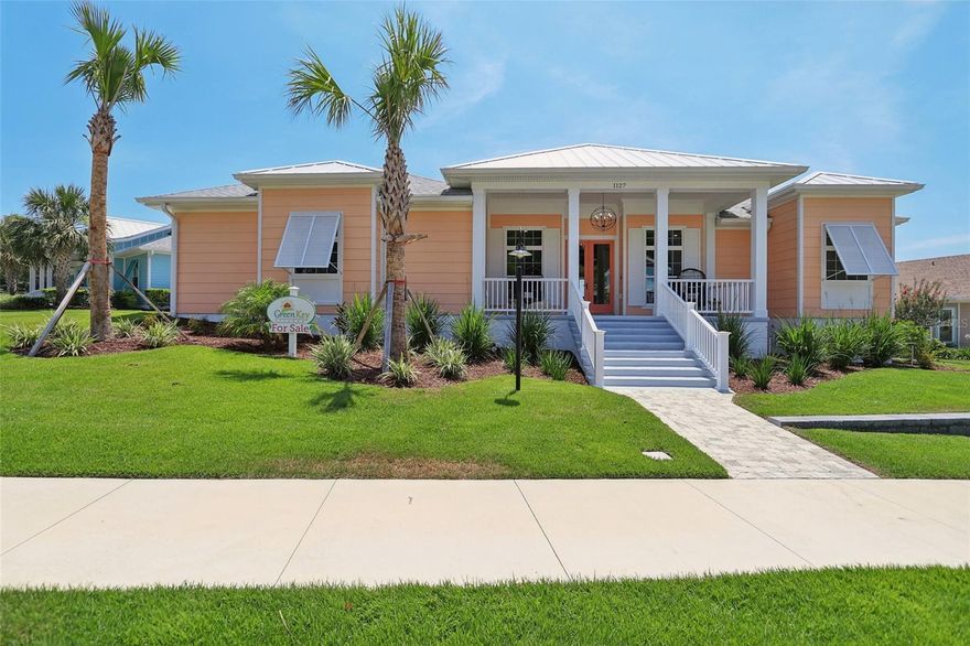 Just like a summer day on the beach, life in the Mariner home is effortless and full of sunshine.  With charming Bahama shutters and cheerful tropical colors on the exterior, this home radiates warmth and welcome before you even step inside.  Inside, you'll find a spacious 3 bedroom, 3 bath layout designed for comfort and flexibility.  The luxurious primary suite features a spa-like bathroom and ample walk-in closet space.  A versatile flex room gives you the freedom to create your ideal home office, gym or creative studio.  At 4,159 total square feet, every room offers the space to spread out, relax, and make it your own.  Whether you're entertaining guests or enjoying quiet time, the Mariner offers the perfect backdrop for your personal oasis.