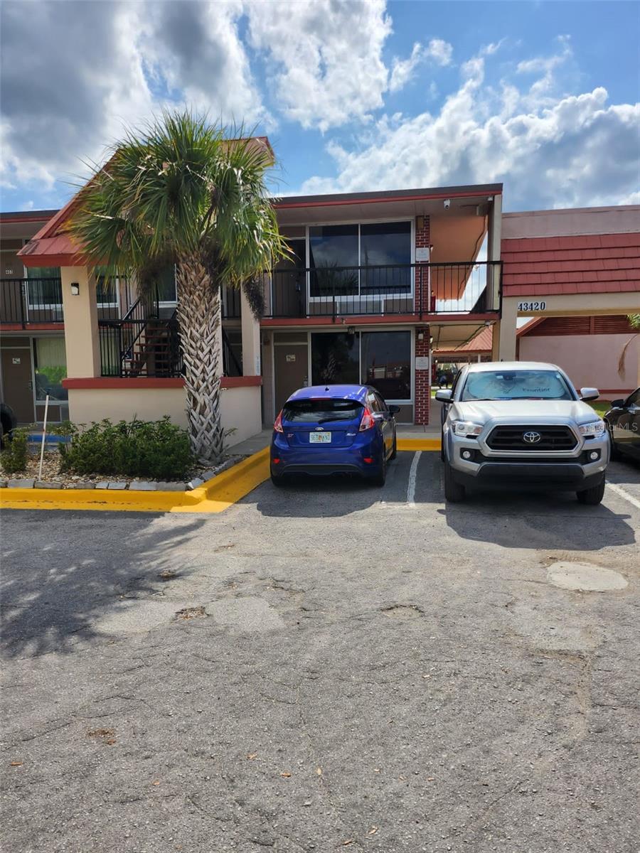 Unit 299 at Tropicana Resort in Davenport is available now. It is a first-floor unit and is a 1 Bed/1 Bath studio. The monthly rent is $925 and with a $925 security deposit. The studio is approximately 300 sq ft, and furnished with no carpet. Utilities included in the rent are electricity, water, basic cable,pest control and trash. The swimming pool is around the corner and there is a laundry facility on the property. Tropicana Resort is located near I-4,Posner Park,the attractions,shopping,restaurants and golf of course.