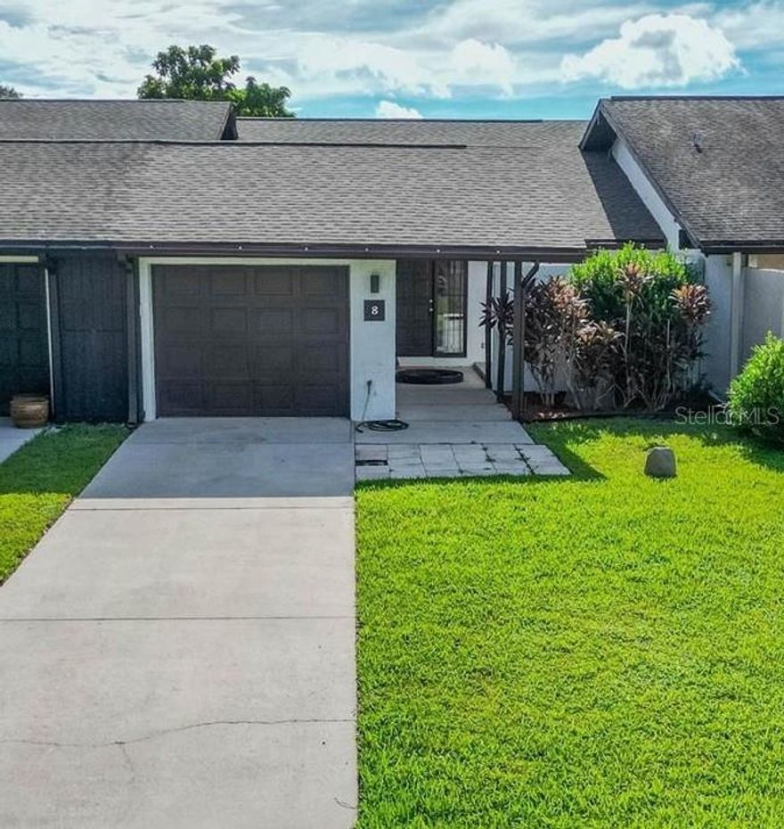 ~ Spacious 2/2 Grenelefe Townhome Offered for Lease ~ This adorable townhome is nestled within the gated Grenelefe Golf and Tennis Community. Features include a private entryway courtyard, one car garage, neutral color scheme throughout, spacious kitchen with stainless steel appliances, slate flooring and breakfast bar; wet bar, sizeable master bedroom with walk-in closet, vaulted ceilings with skylight, and a screened patio overlooking a serene pond. Enjoy free lawncare and access to the community clubhouse and pool! (Hot tub is being removed and will not be included.)