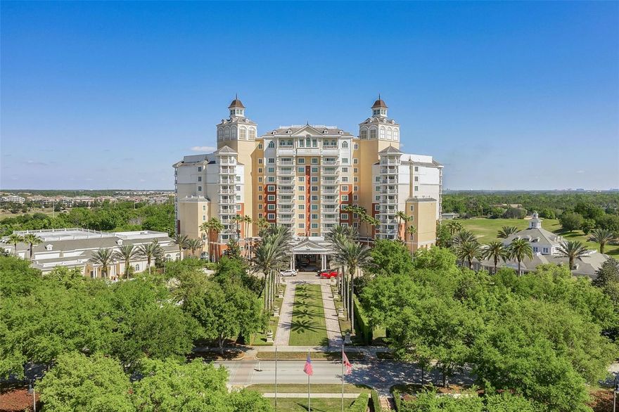 Enter refined resort living with this fully furnished two-bedroom, two-bath residence in the iconic Reunion Resort, one of Central Florida’s most notable resort communities. Designed for those who value sophistication and effortless comfort, this bright, beautifully maintained condominium offers an inviting open layout, two large primary suites and a serene private balcony that overlooks the manicured golf greens. Residents and guests can enjoy membership in an unparalleled collection of world-class amenities, including three championship golf courses by Arnold Palmer, Jack Nicklaus and Tom Watson, an exclusive water park with lazy river, multiple resort-style pools, tennis and pickleball courts, a premier fitness center, spa, miles of scenic recreational and biking trails, and exceptional on-site dining. Ideal as a luxurious full-time residence, an elegant second home or an investment opportunity, this turnkey property delivers the ideal blend of prestige, privacy and proximity, set just minutes from Walt Disney World and Orlando’s most celebrated attractions.