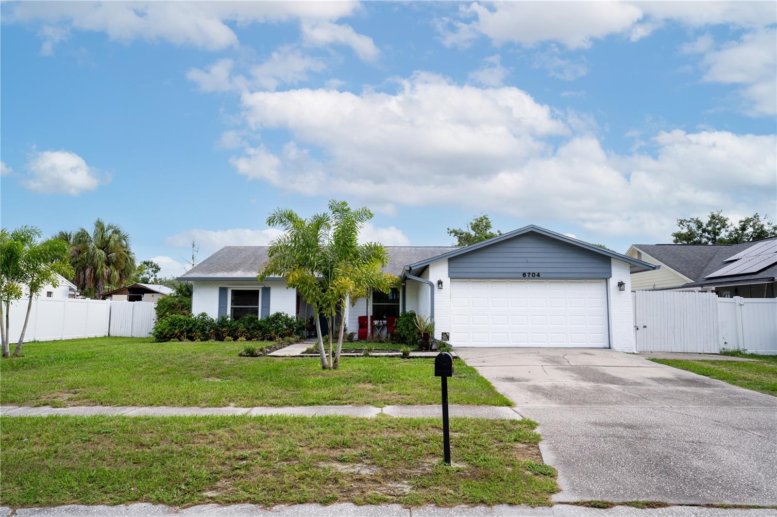 Welcome home to 6704 Rosemary Dr., where modern updates and thoughtful details create an atmosphere of effortless comfort. Nestled in a prime Tampa location, this 3-bed, 2-bath residence combines an open-concept layout with the freedom of no HOA fees. As you enter, you'll be greeted by brand new flooring in the living room (March 2025) and an abundance of natural light that enhances the warm and inviting ambiance.
The heart of this home is the kitchen, a perfect hub for daily life and entertaining. It boasts sleek granite counter tops, a full suite of stainless steel appliances (including a 2025 refrigerator and 2022 dishwasher), and a stunning Mosaic Chateau back splash. The versatile wrap-around bar offers a casual spot for morning coffee or serving guests.
Unwind in the generous primary suite, a serene space large enough for a king-size bed, complete with 6-foot windows overlooking the backyard. The en-suite bathroom is designed for convenience, featuring two separate vanities.
This home is fortified with incredible updates for your peace of mind, including a 2.5-ton A/C (2022), a newer washer and dryer (2024), updated bathroom lighting (2025), a full set of Category 3-rated hurricane windows, and custom-fitted aluminum hurricane shutters. The 0.19-acre lot provides a spacious canvas to create your own backyard oasis with plenty of room for a future pool.
Situated just 3 minutes from the Veterans Expressway, this home’s prime location puts all of Tampa Bay within easy reach. Enjoy the best of the city with Tampa Bay Buccaneers' Raymond James Stadium just 18 minutes away for game days, and downtown attractions like Tampa Bay Lightning and concert venue Amalie Arena only 27 minutes from your doorstep. Higher education is also convenient with the University of South Florida (USF) just a 26-minute drive. 14 minutes from Tampa International Airport. When you're ready for some sun and sand, the beach at Cypress Point Park is a quick 15-minute trip. This is your chance to experience the ultimate Tampa lifestyle without restriction. Don't miss this rare opportunity!
