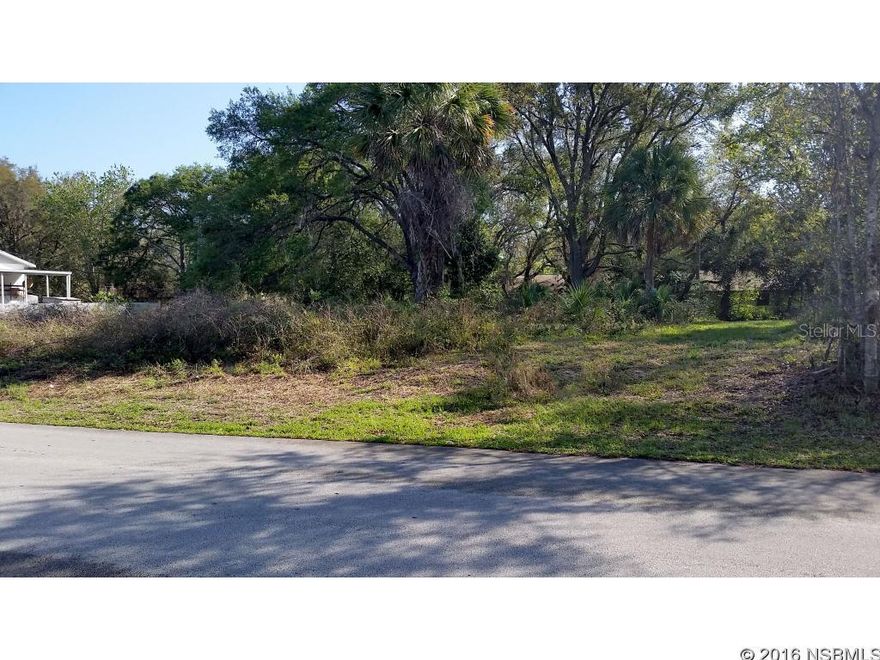 Under contract taking backups. Commercial building lot with 120' road frontage. Partially cleared. Zoned B2. Flood zone X. Centrally located just south of State Road 442. Recent survey available.; Cleared: Partial ;Water: Available at Site